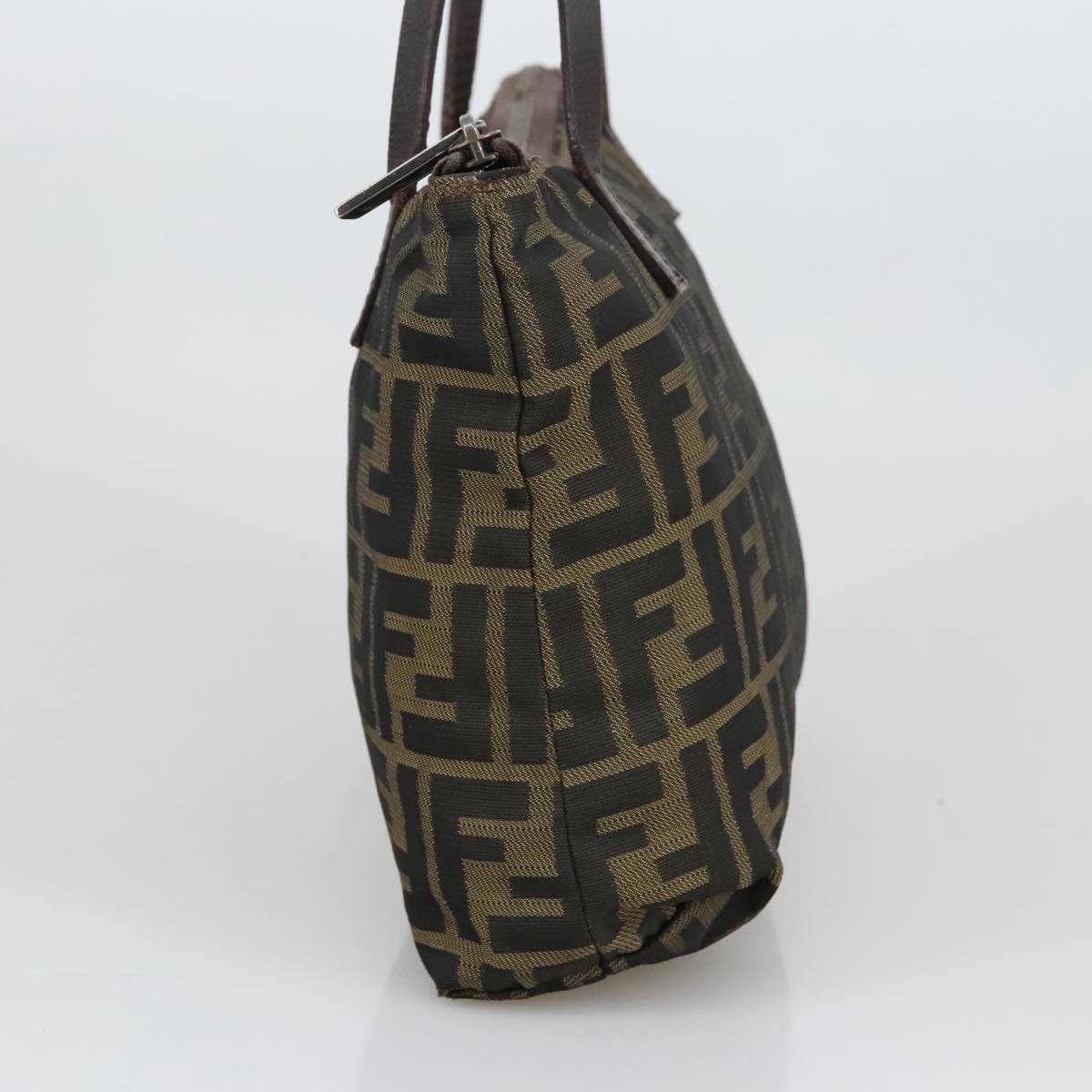 Fendi Roll Bag Brown Canvas Tote Bag ()