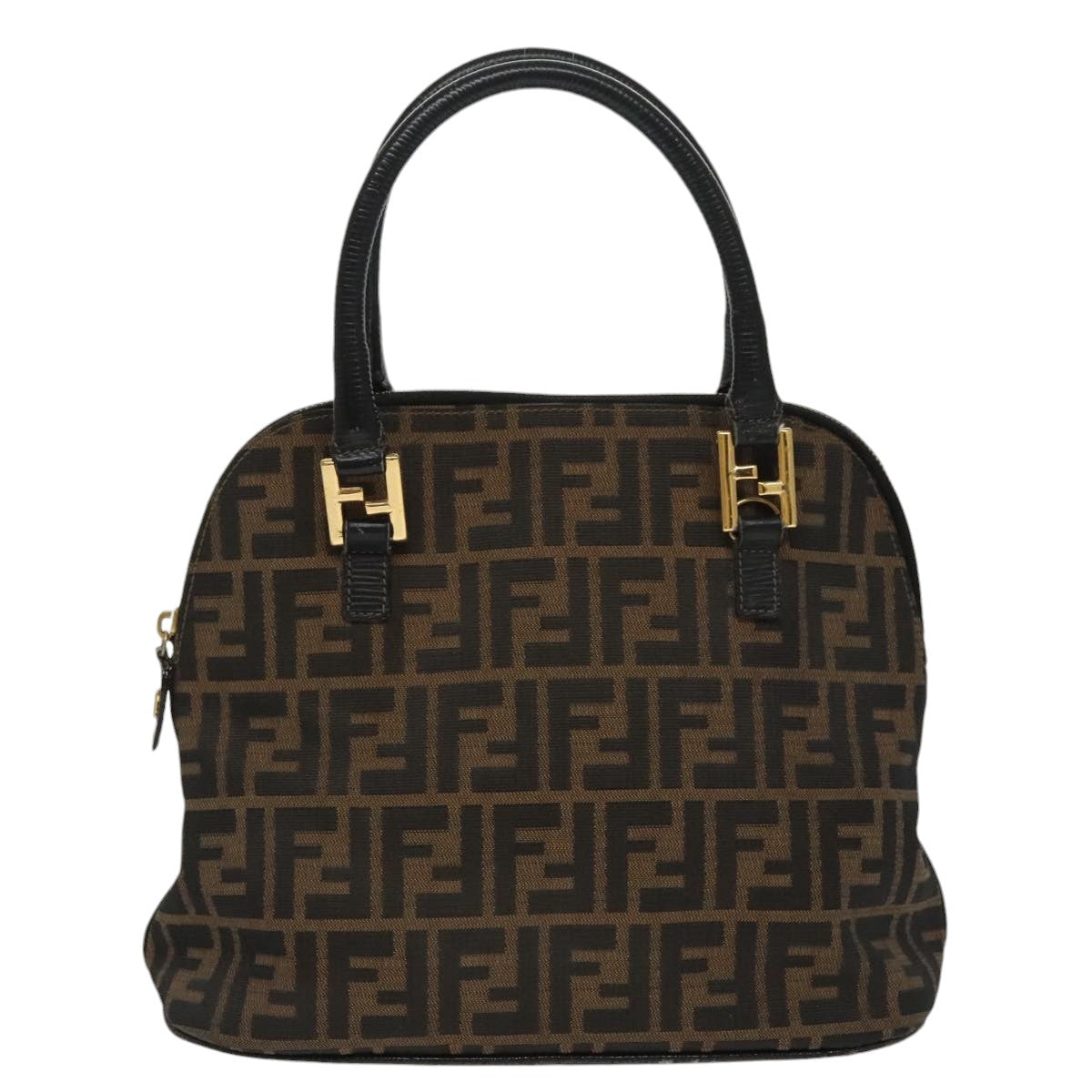 Fendi Zucca Brown Canvas Handbag ()