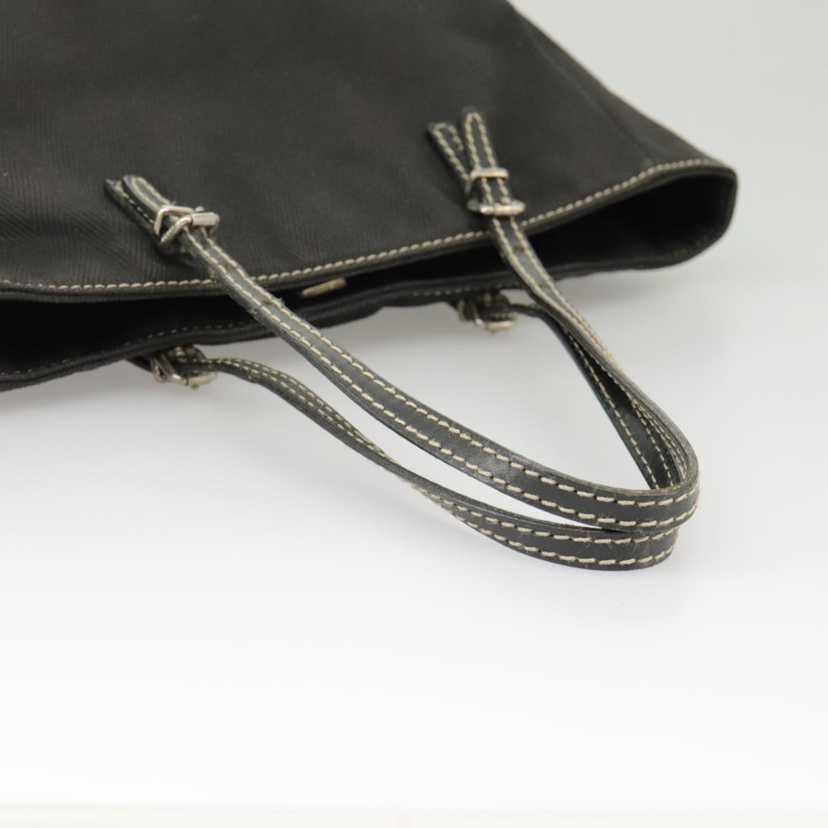 Fendi Black Canvas Tote Bag ()
