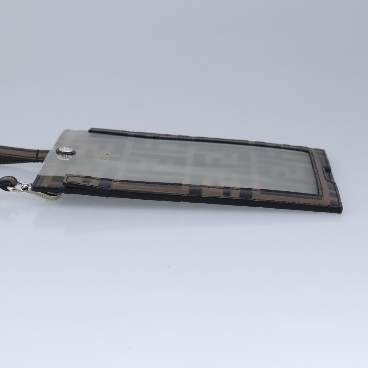 Fendi Zucca Brown Canvas Clutch Bag ()