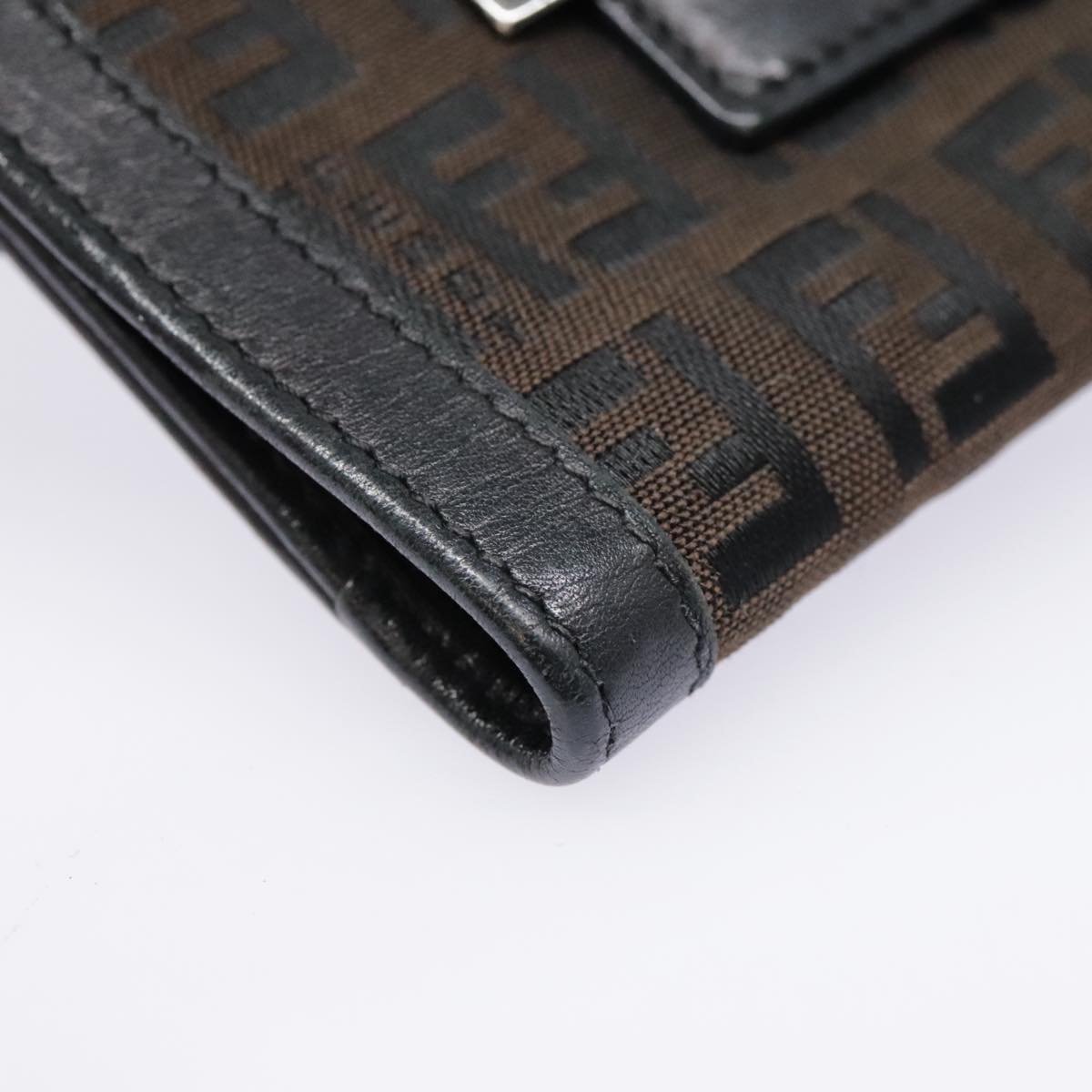 Fendi Zucca Brown Canvas Wallet ()