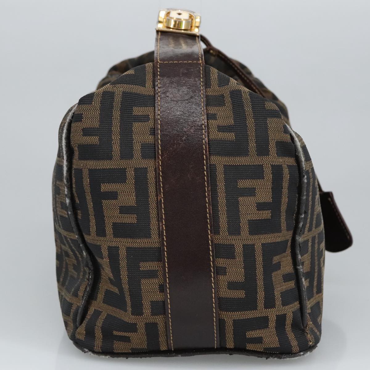 Fendi Zucca Brown Canvas Clutch Bag ()