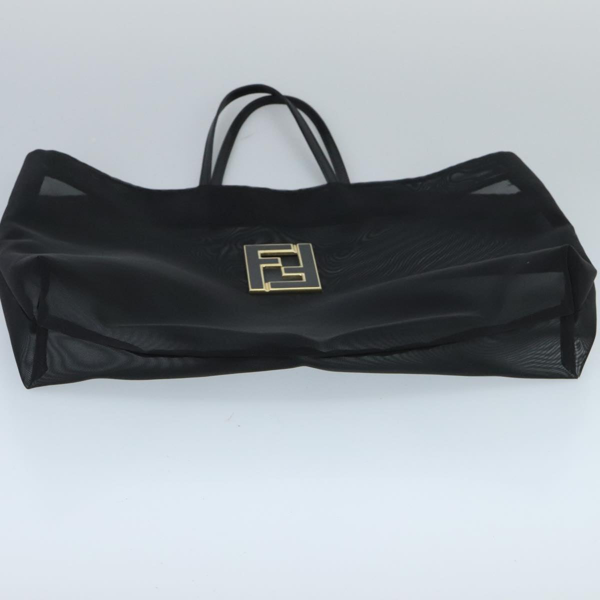 Fendi Ff Black Synthetic Tote Bag ()