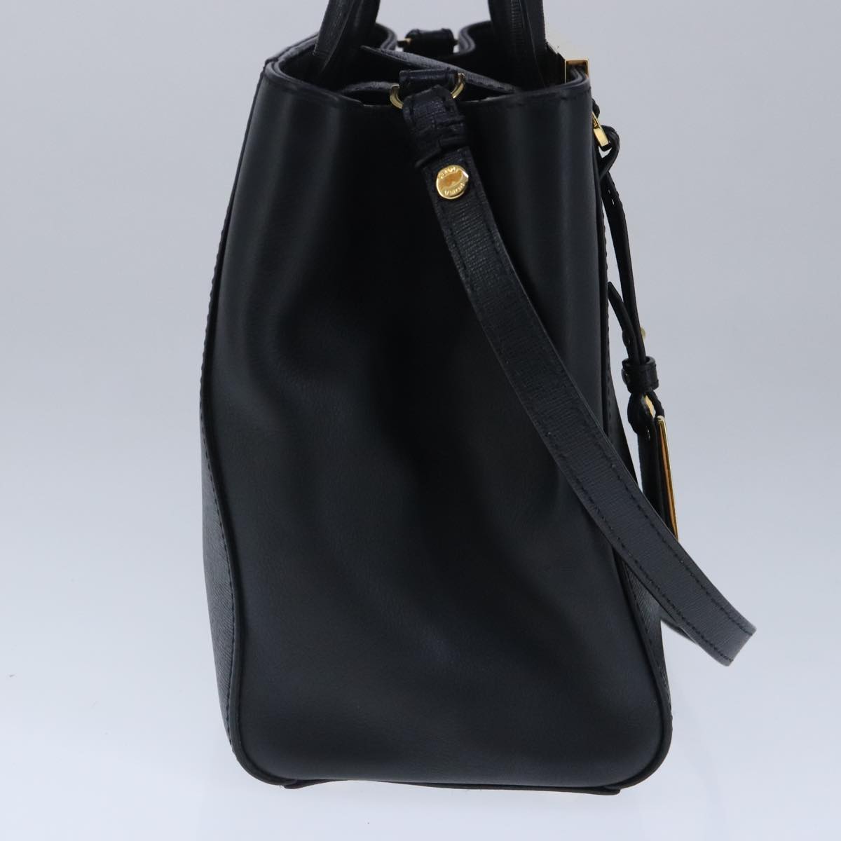 Fendi 2Jours Black Leather Handbag ()