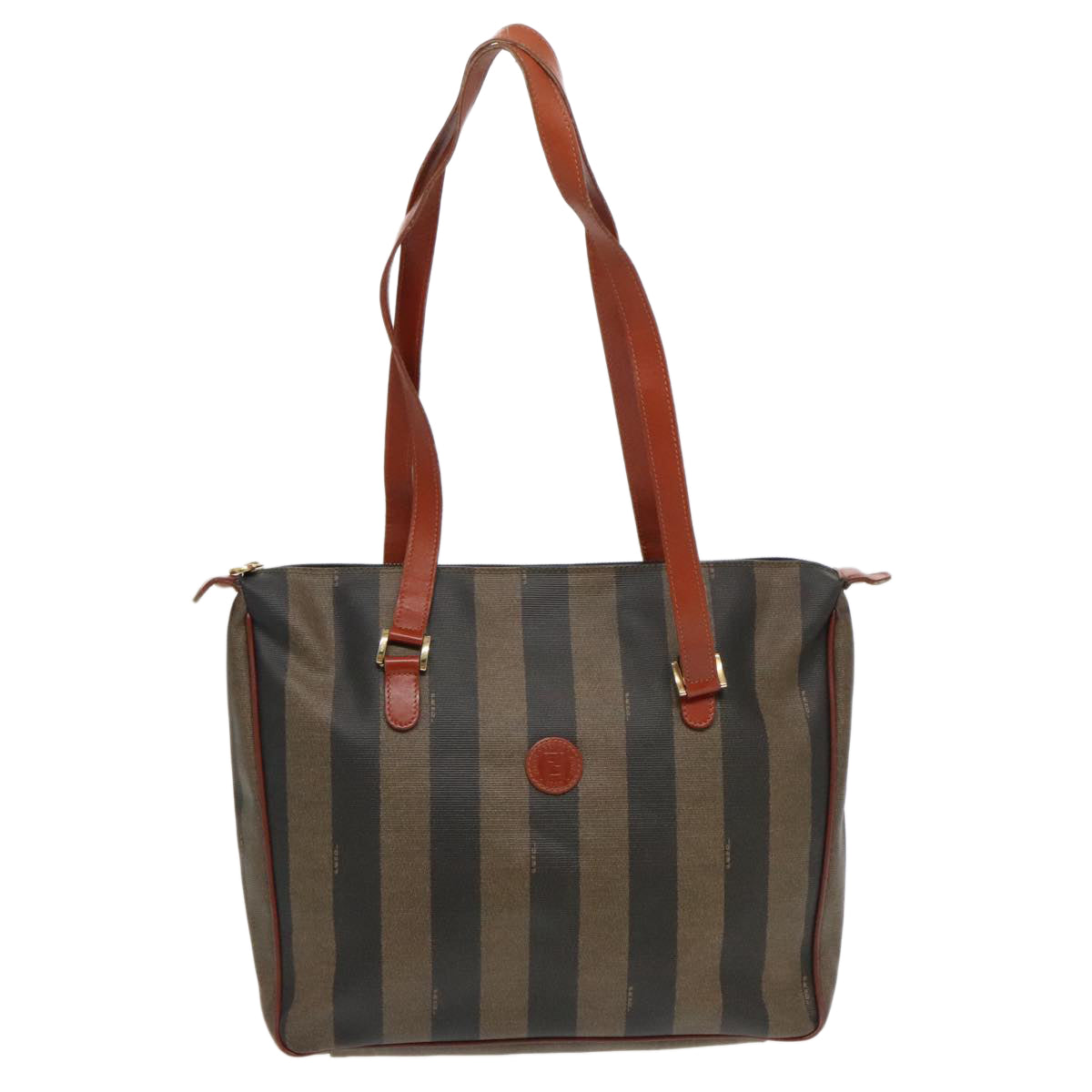 Fendi Brown Canvas Tote Bag ()