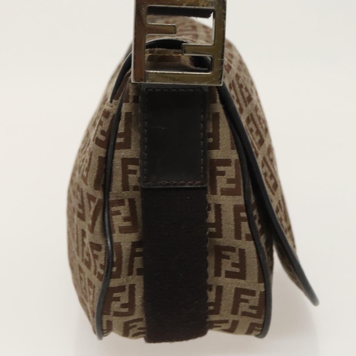 Fendi Brown Canvas Shoulder Bag ()