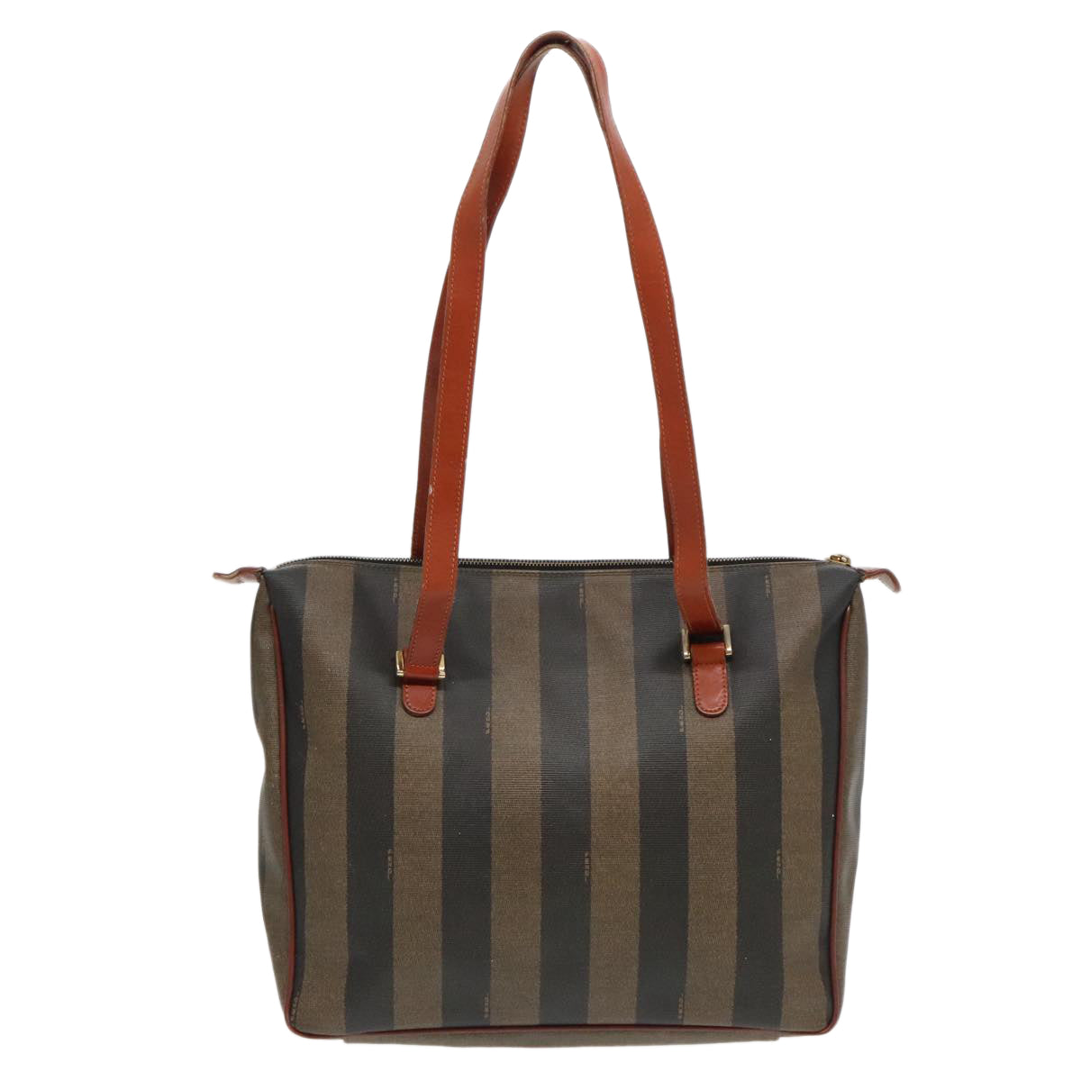 Fendi Brown Canvas Tote Bag ()