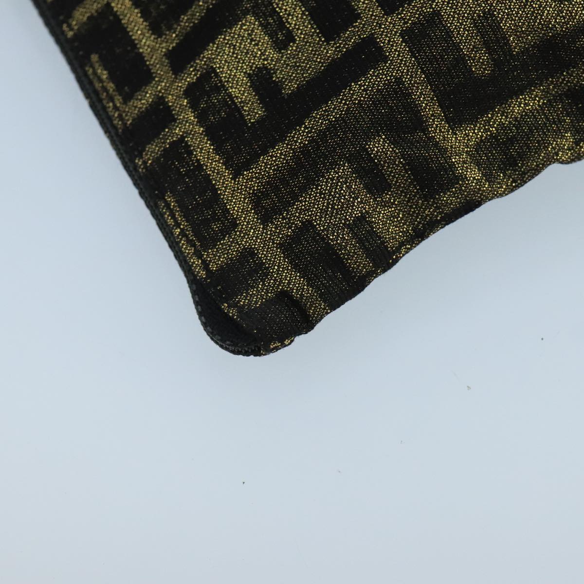 Fendi Brown Canvas Clutch Bag ()