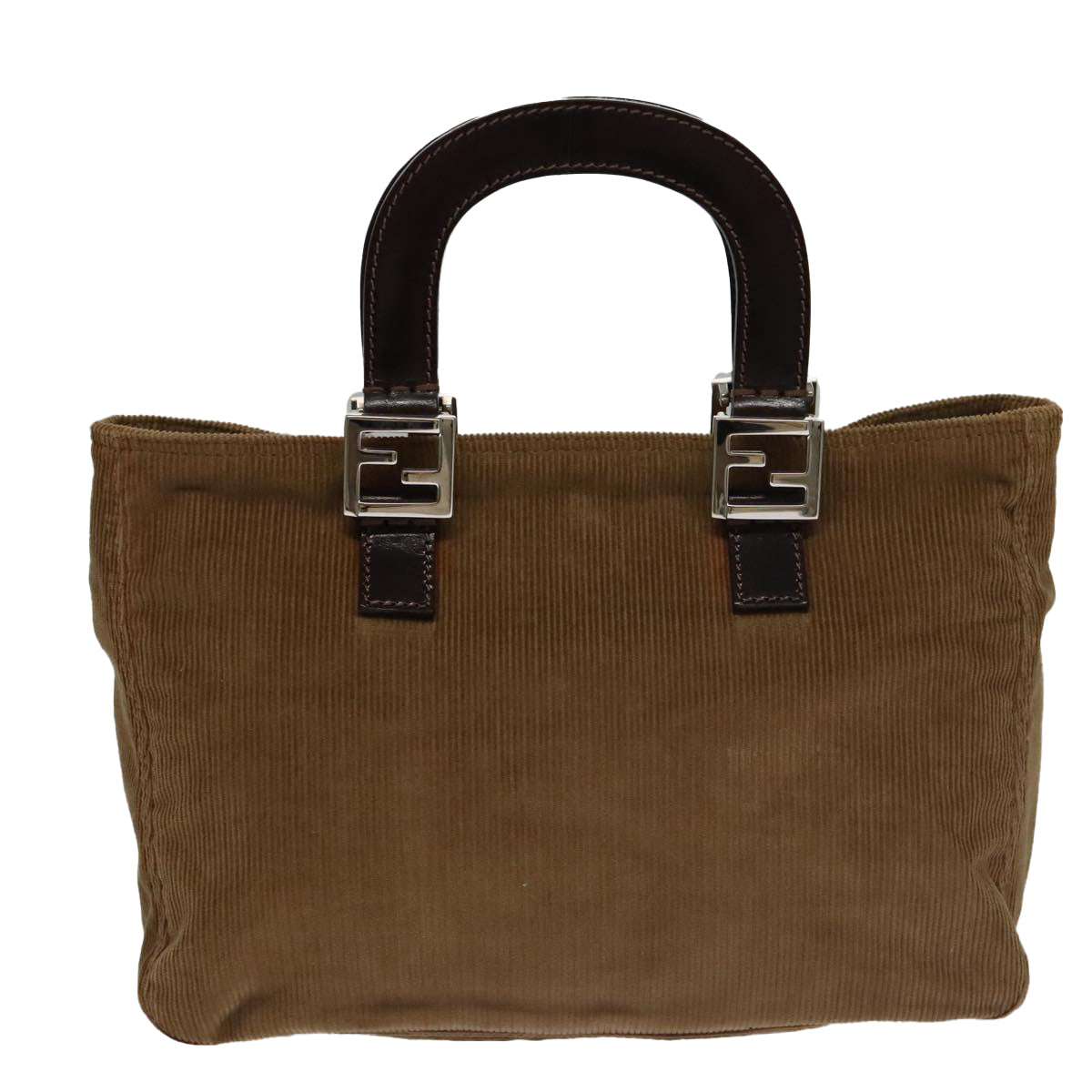 Fendi Brown Canvas Handbag ()