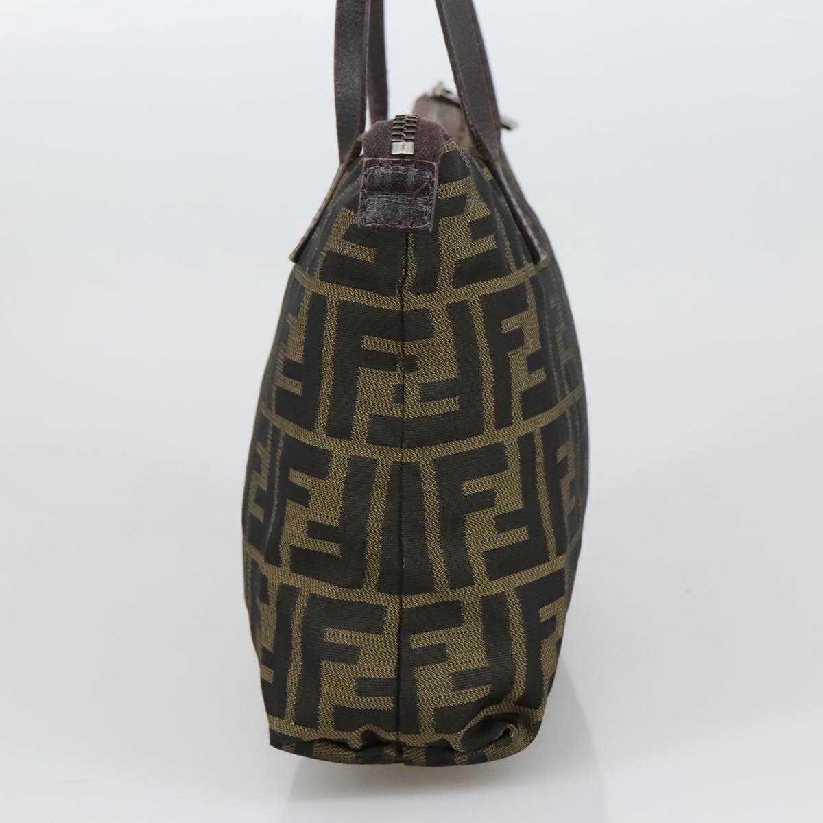 Fendi Roll Bag Brown Canvas Tote Bag ()