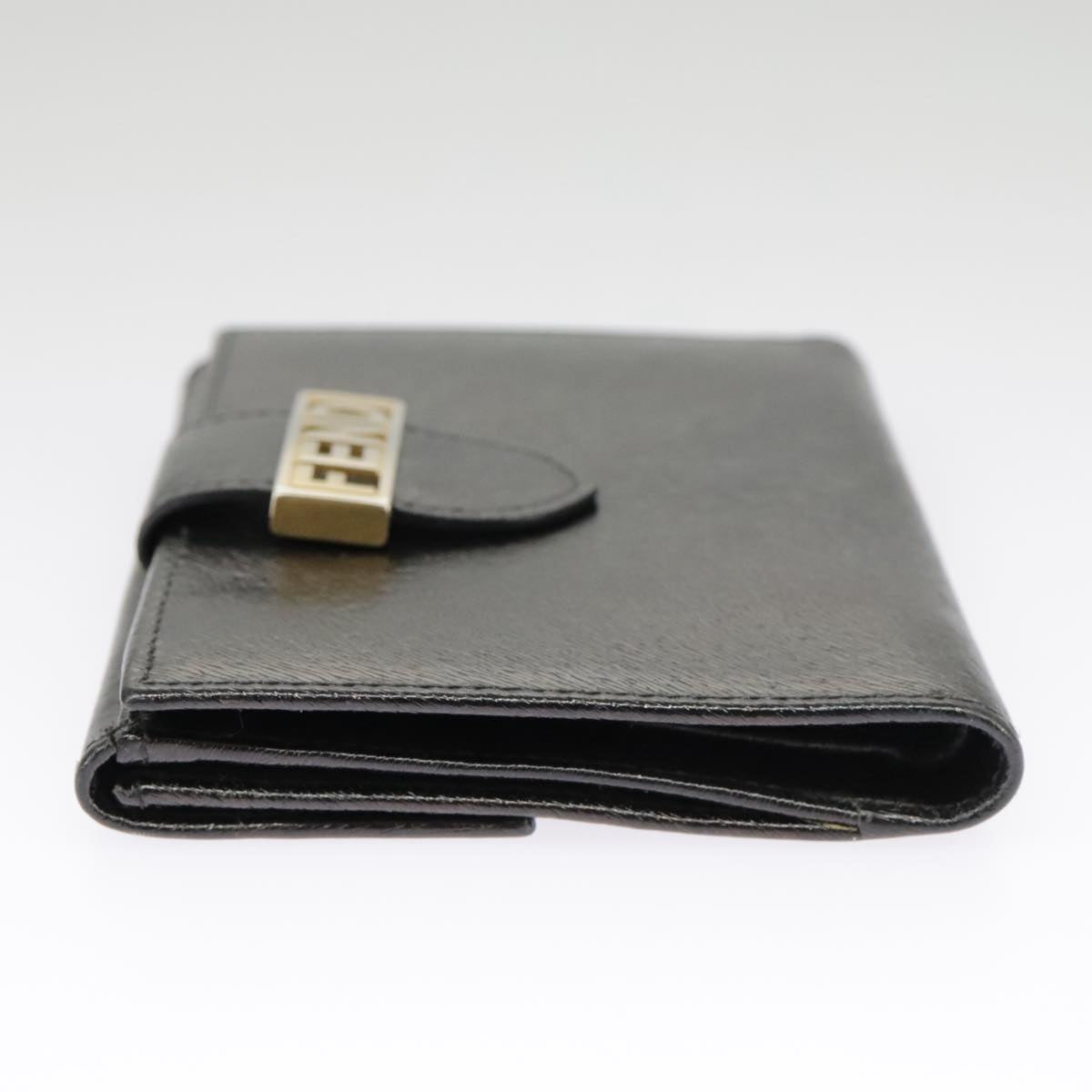 Fendi Fendigraphy Black Leather Wallet ()