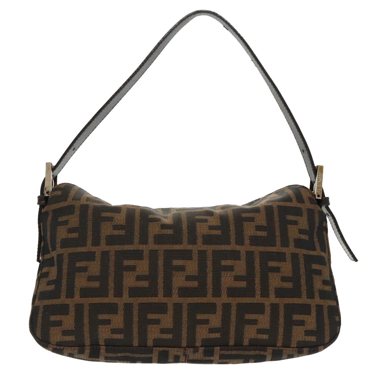 Fendi Brown Canvas Shoulder Bag ()