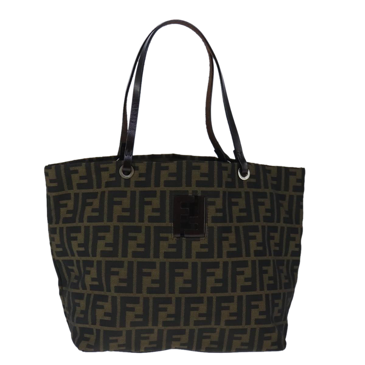 Fendi Brown Canvas Tote Bag ()