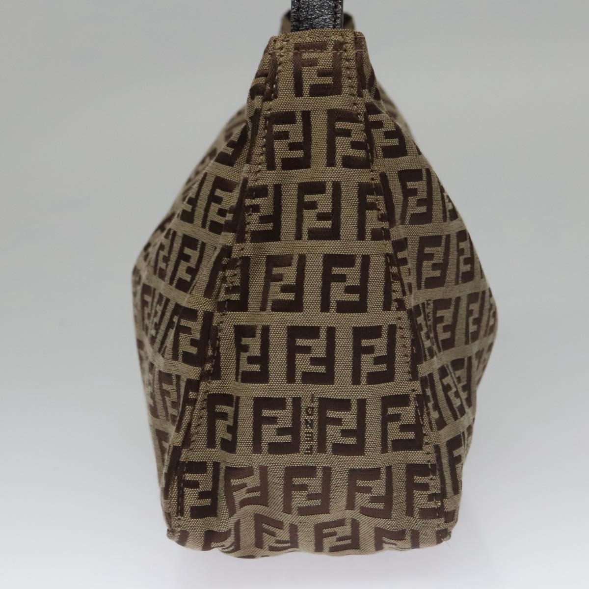Fendi Zucchino Beige Canvas Handbag ()