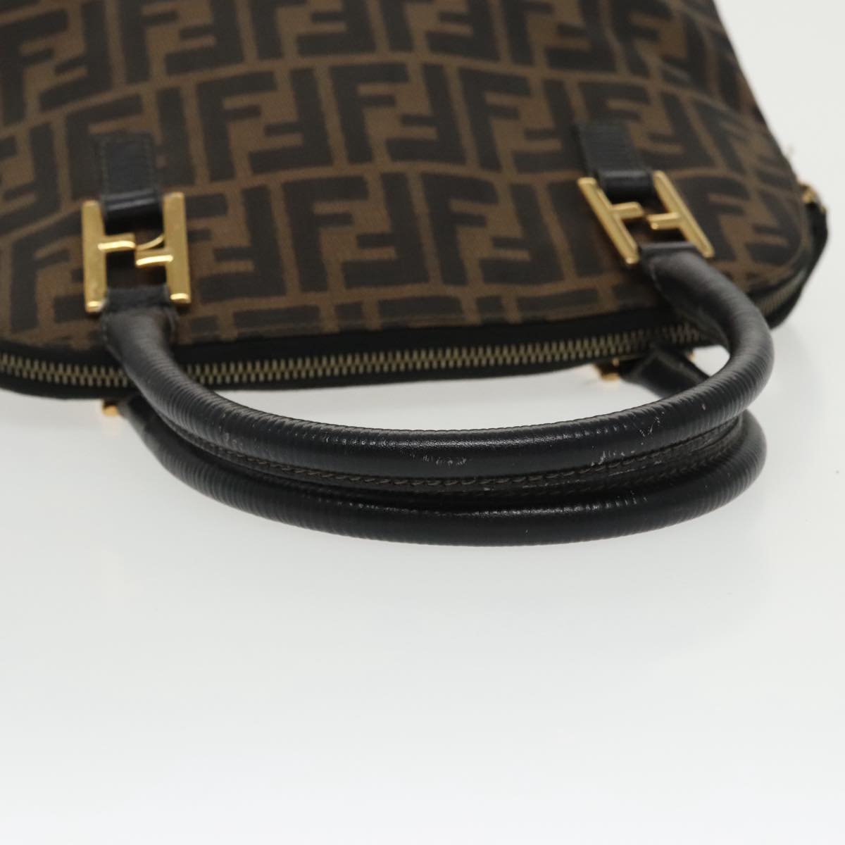 Fendi Zucca Brown Canvas Handbag ()
