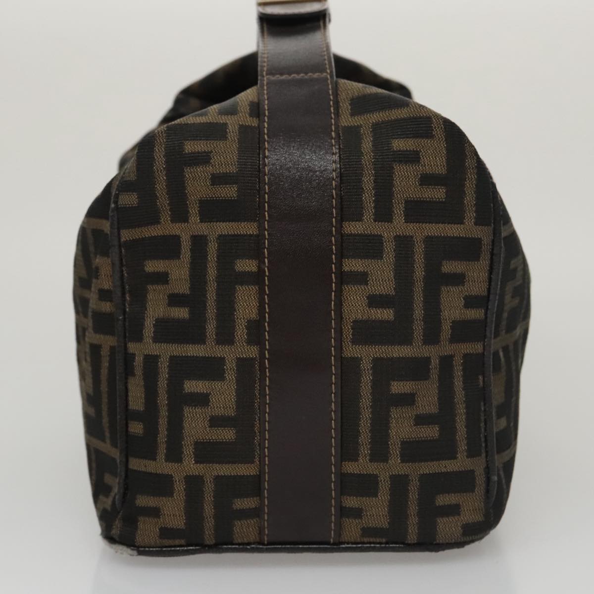 Fendi Zucca Brown Canvas Clutch Bag ()