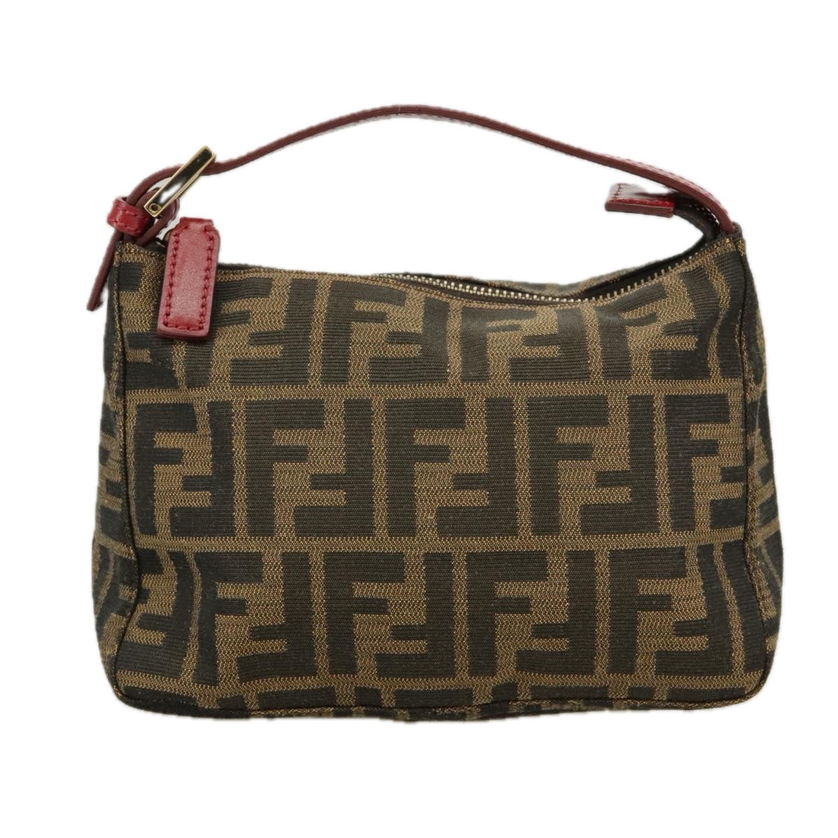 Fendi Zucca Brown Canvas Handbag ()