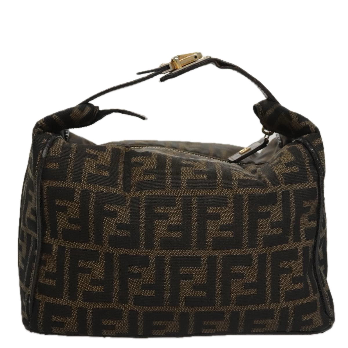 Fendi Zucca Brown Canvas Clutch Bag ()