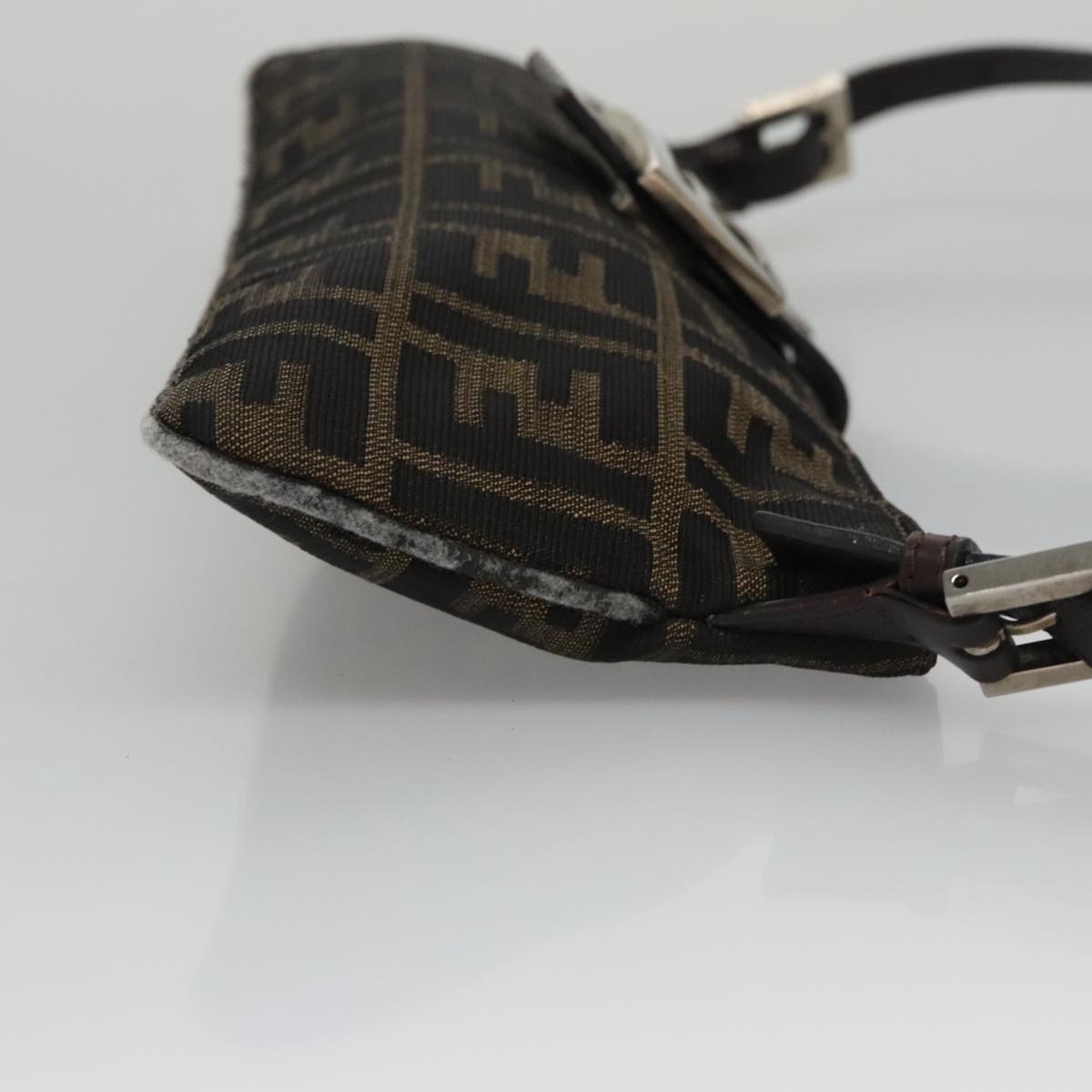 Fendi Mamma Baguette Brown Canvas Shoulder Bag ()