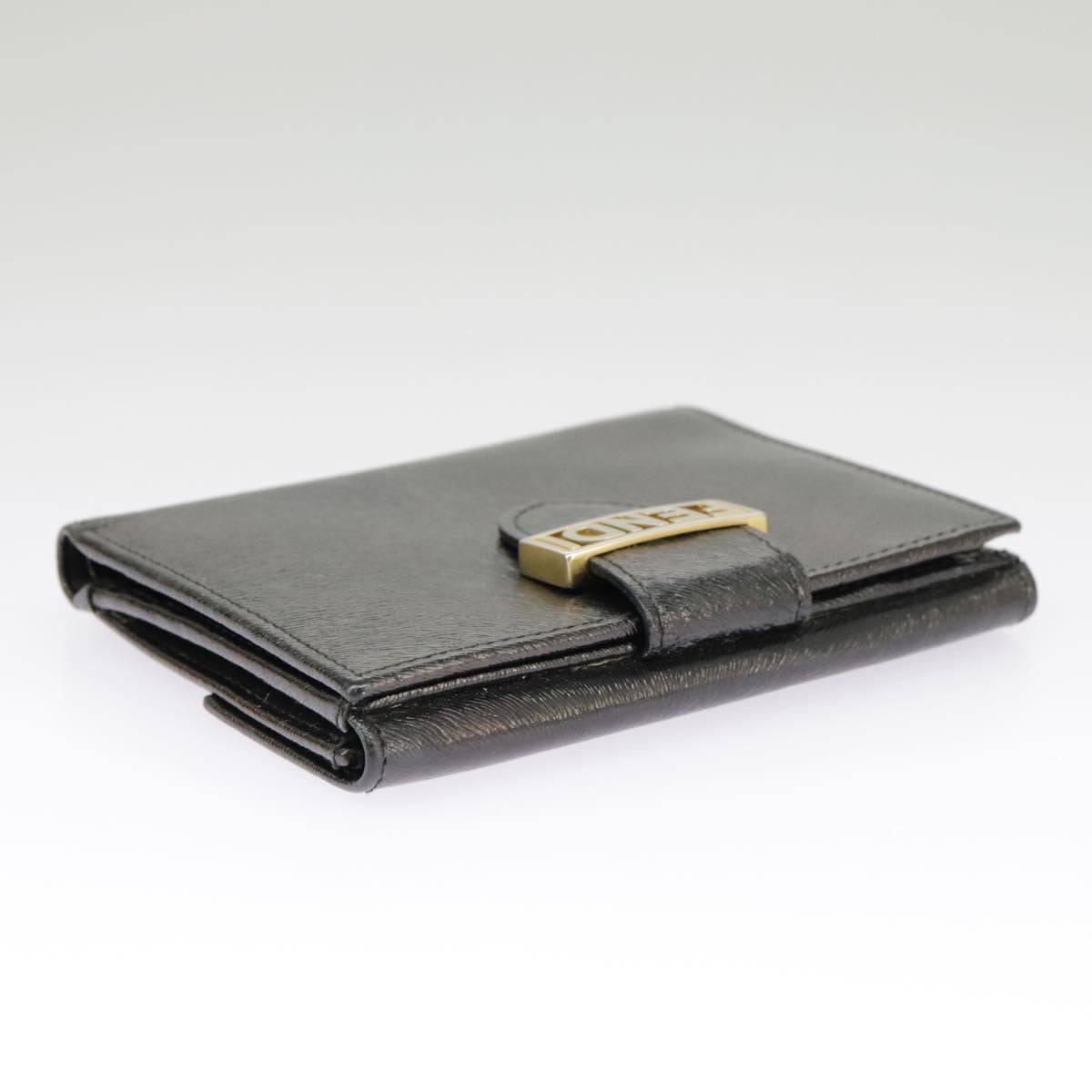 Fendi Fendigraphy Black Leather Wallet ()