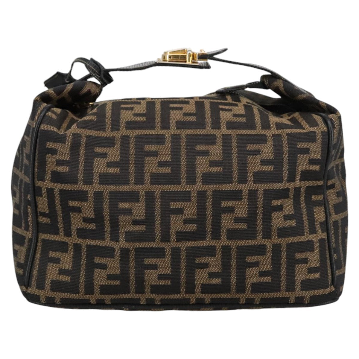 Fendi Brown Canvas Clutch Bag ()