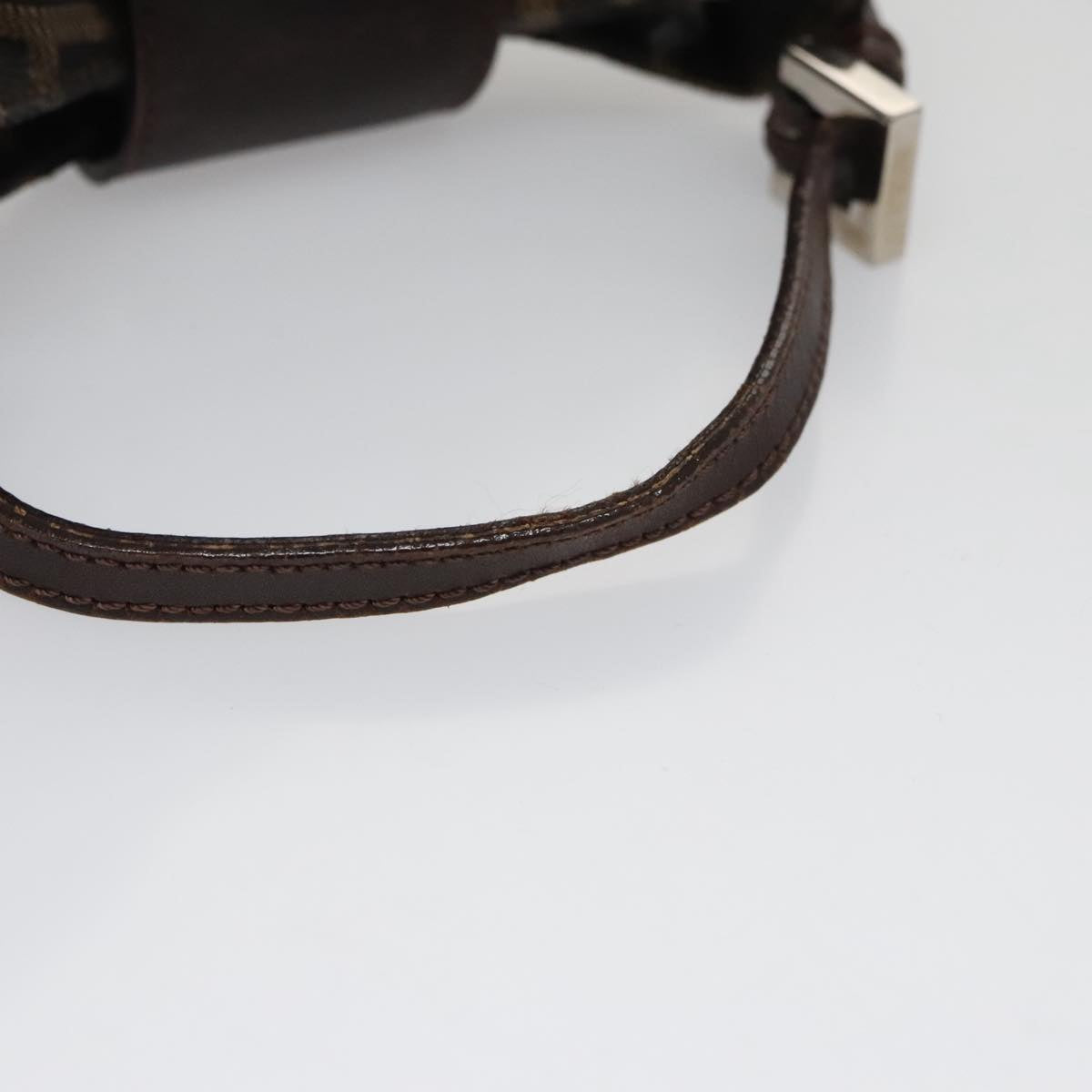 Fendi Croissant Petit Brown Canvas Handbag ()