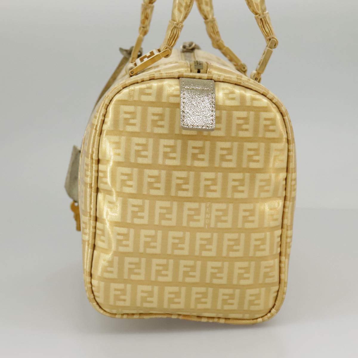 Fendi Gold Canvas Handbag ()