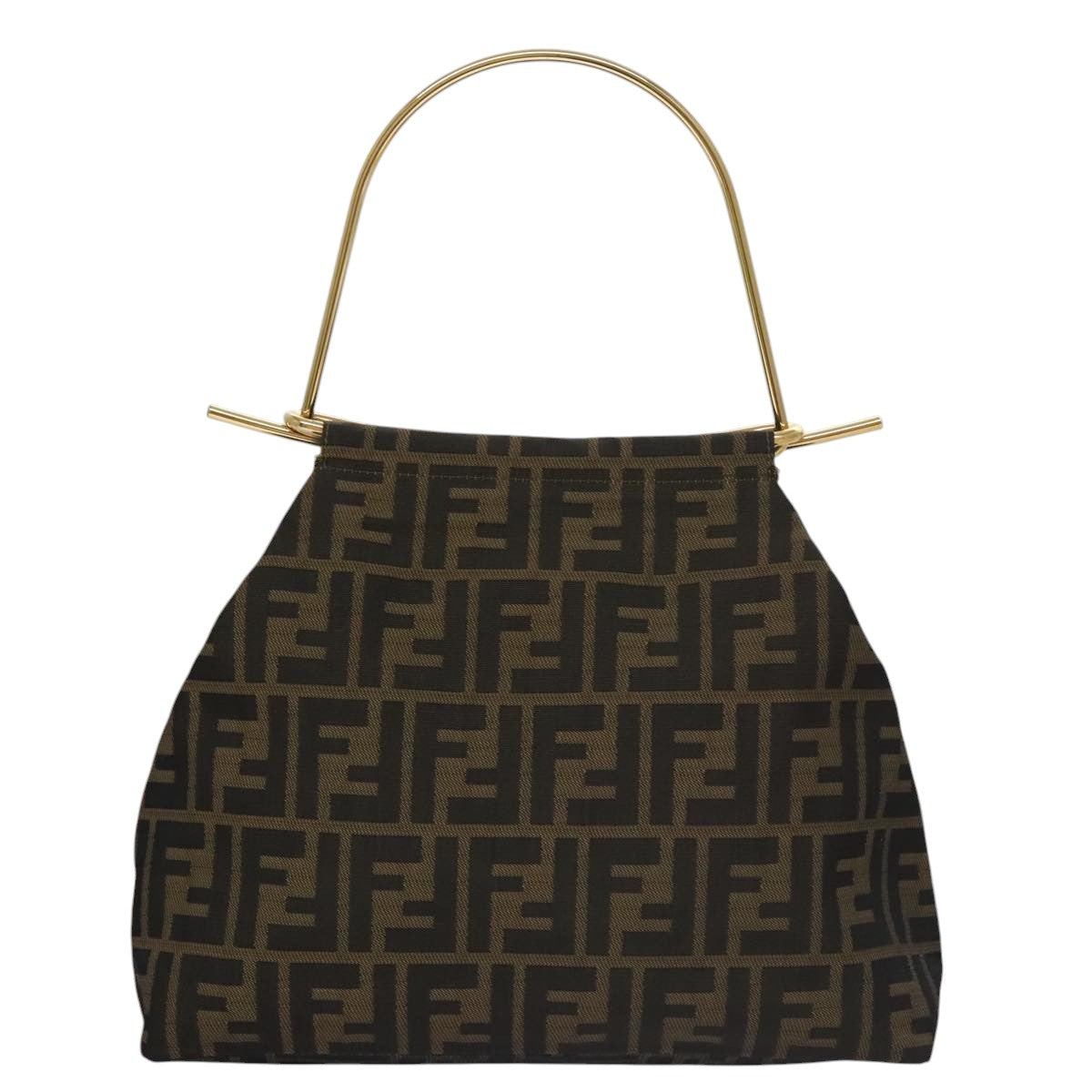 Fendi Zucca Brown Canvas Handbag ()