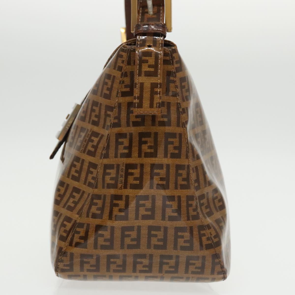 Fendi Zucchino Beige Canvas Shoulder Bag ()