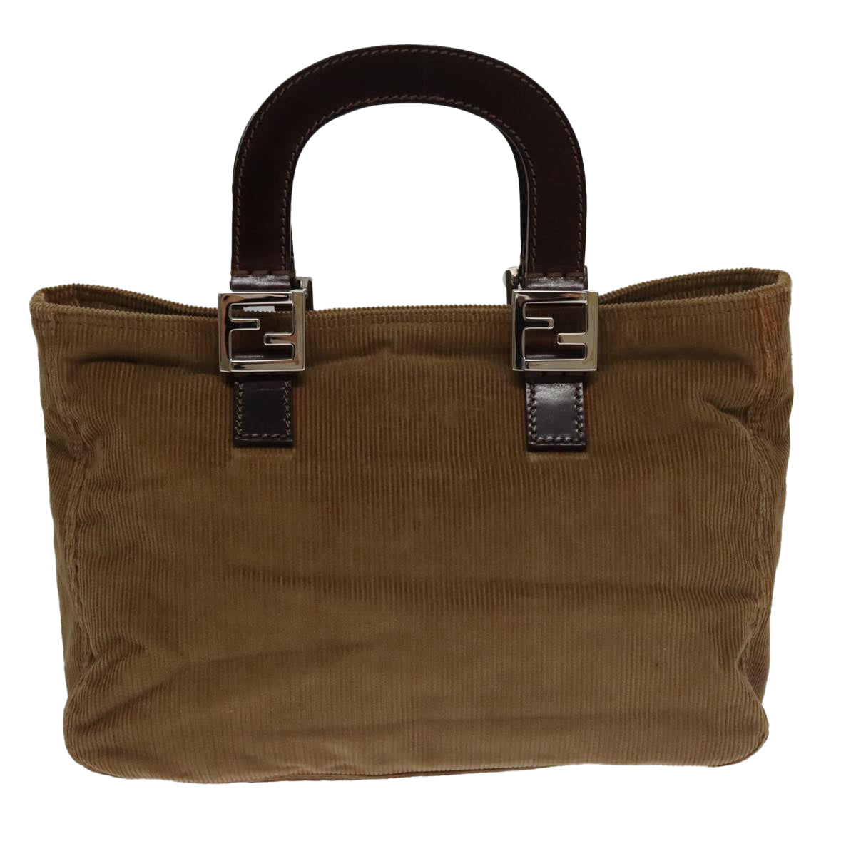 Fendi Brown Canvas Handbag ()
