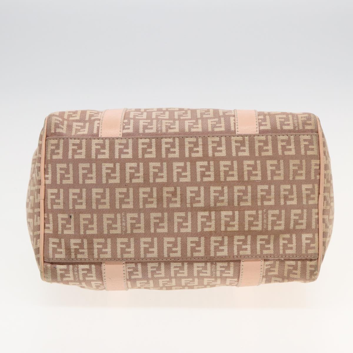 Fendi Zucchino Pink Canvas Travel Bag ()