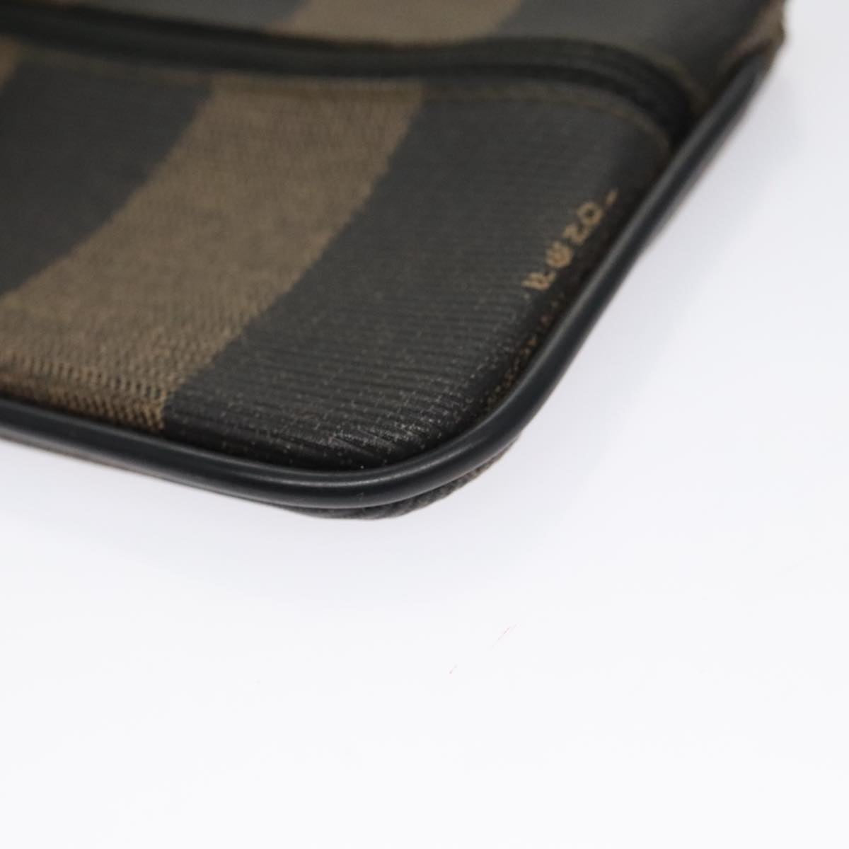 Fendi Pequin Brown Canvas Wallet ()