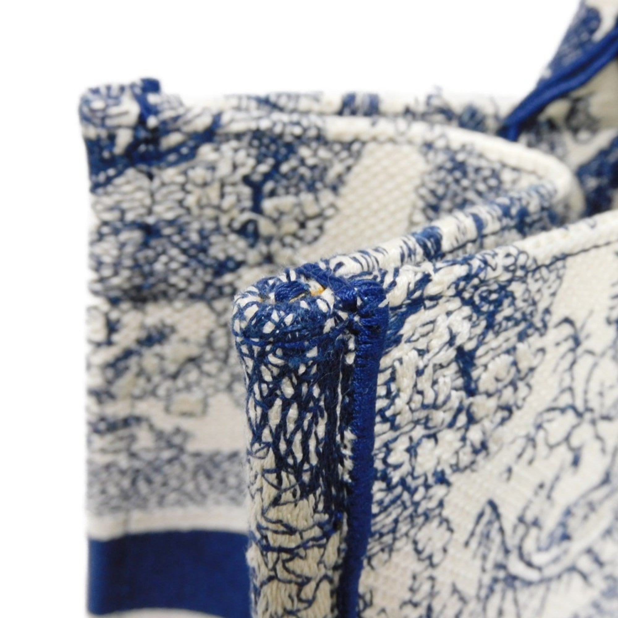 Christian Dior Blue Cotton Tote Bag ()