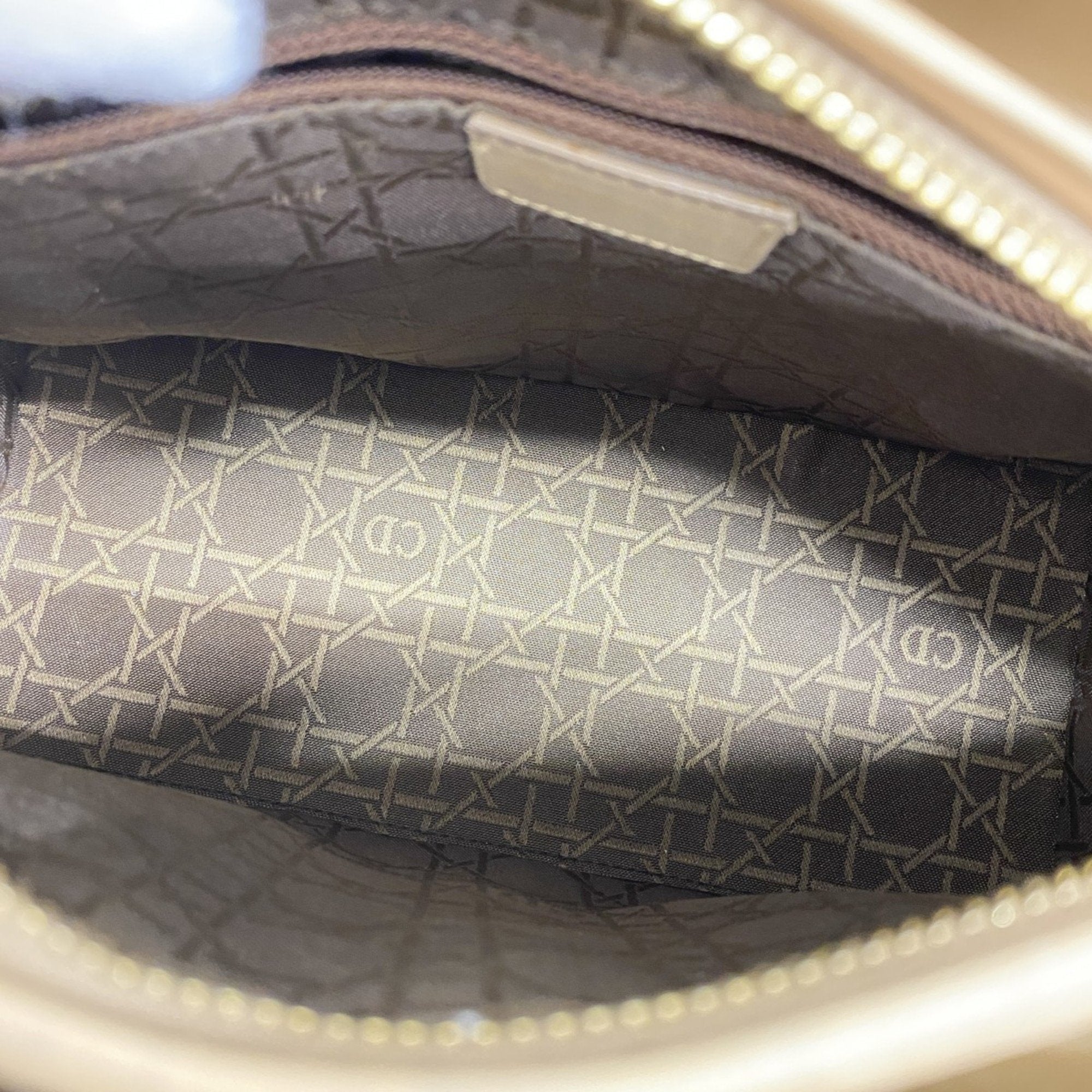 Christian Dior Brown Leather Handbag ()