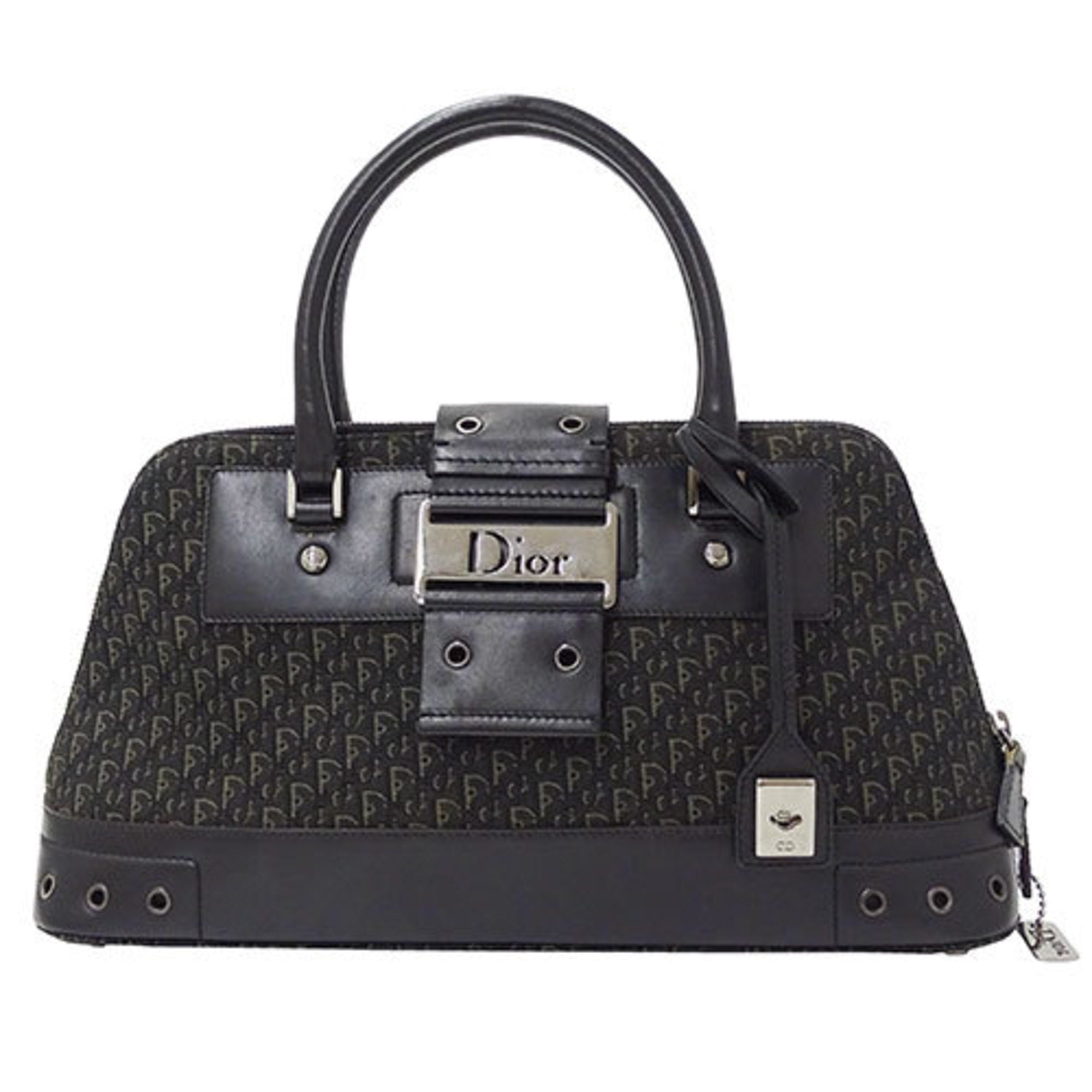 Christian Dior Black Canvas Handbag ()