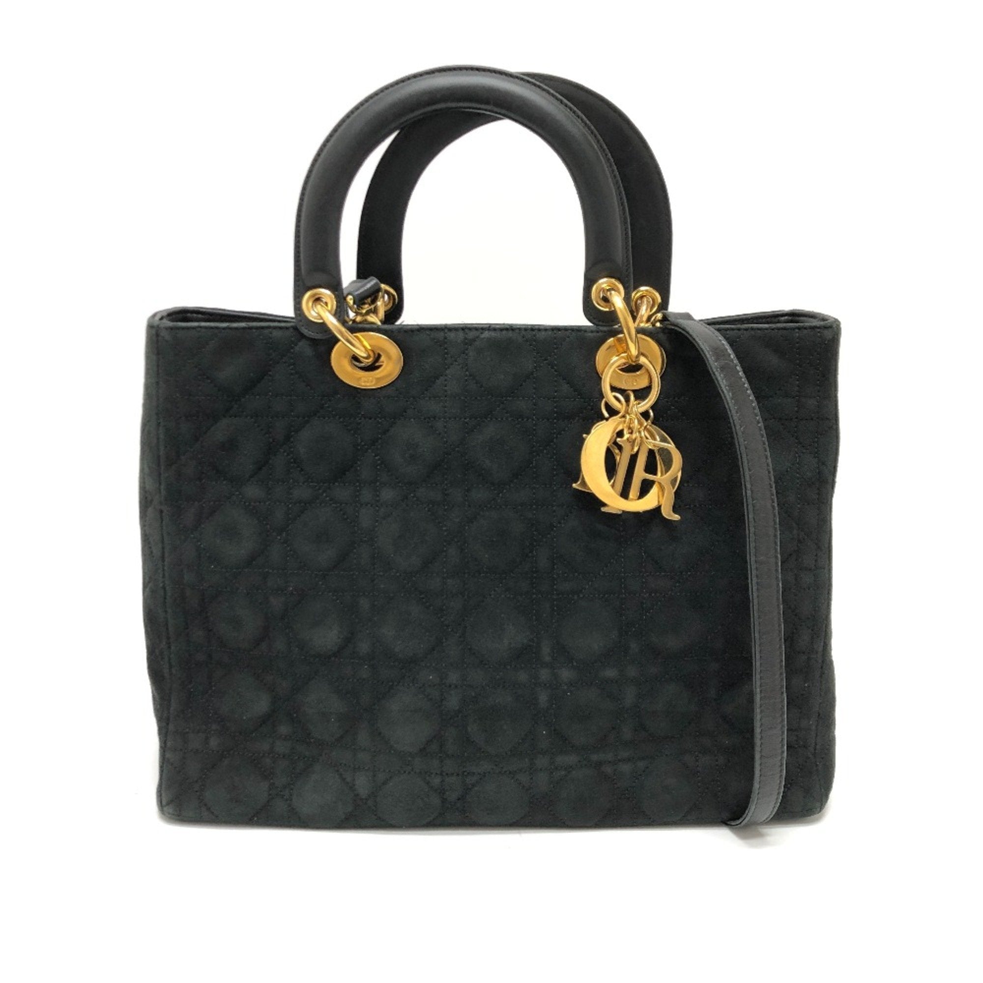 Christian Dior Black Leather Handbag ()
