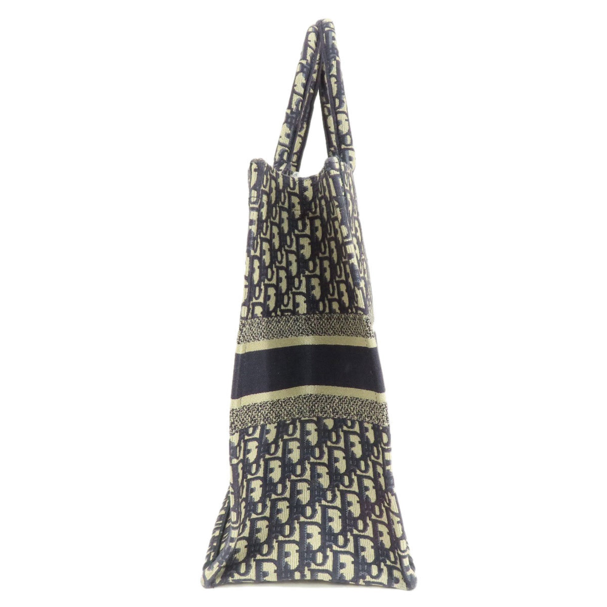 Christian Dior Navy Canvas Tote Bag ()