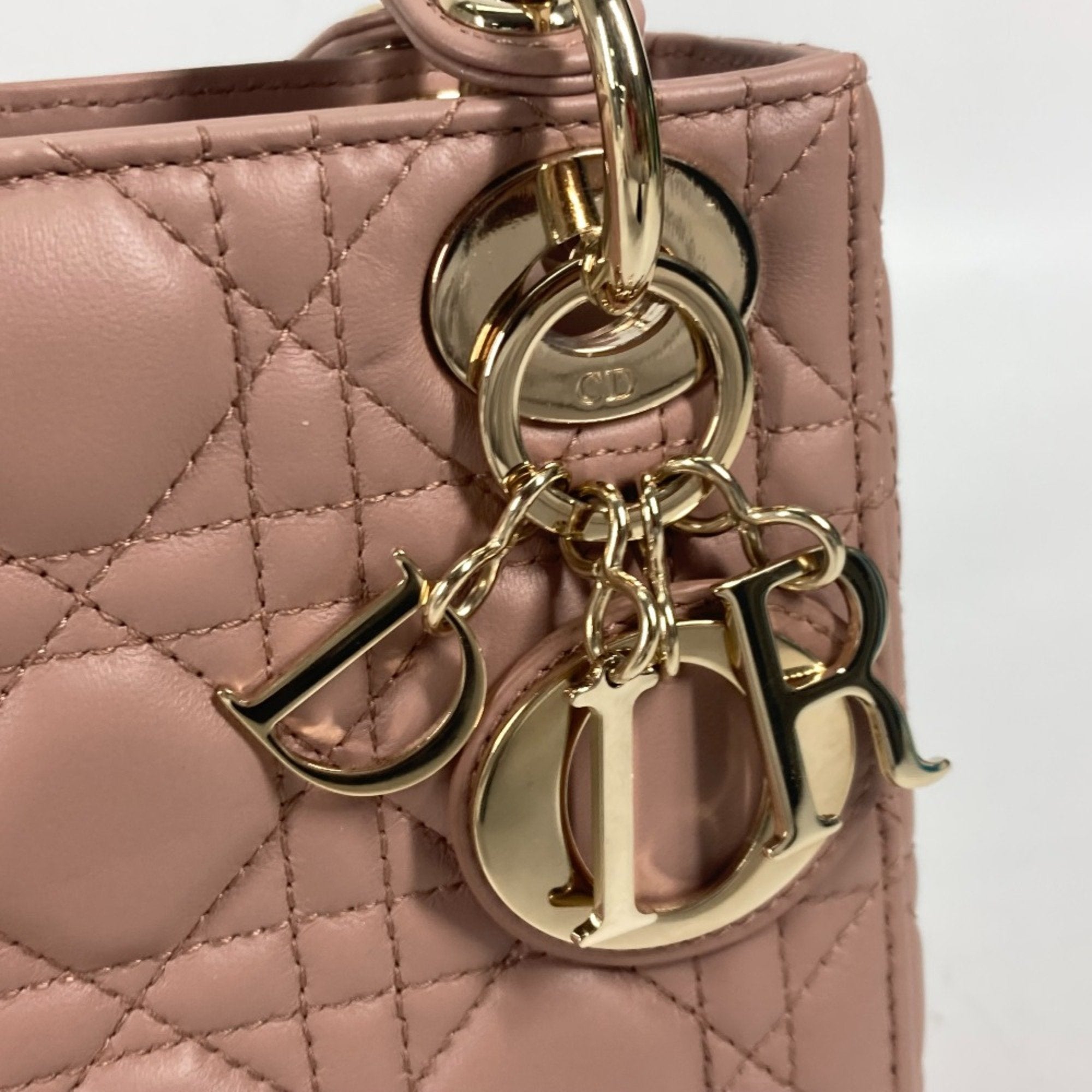 Christian Dior Beige Leather Handbag ()