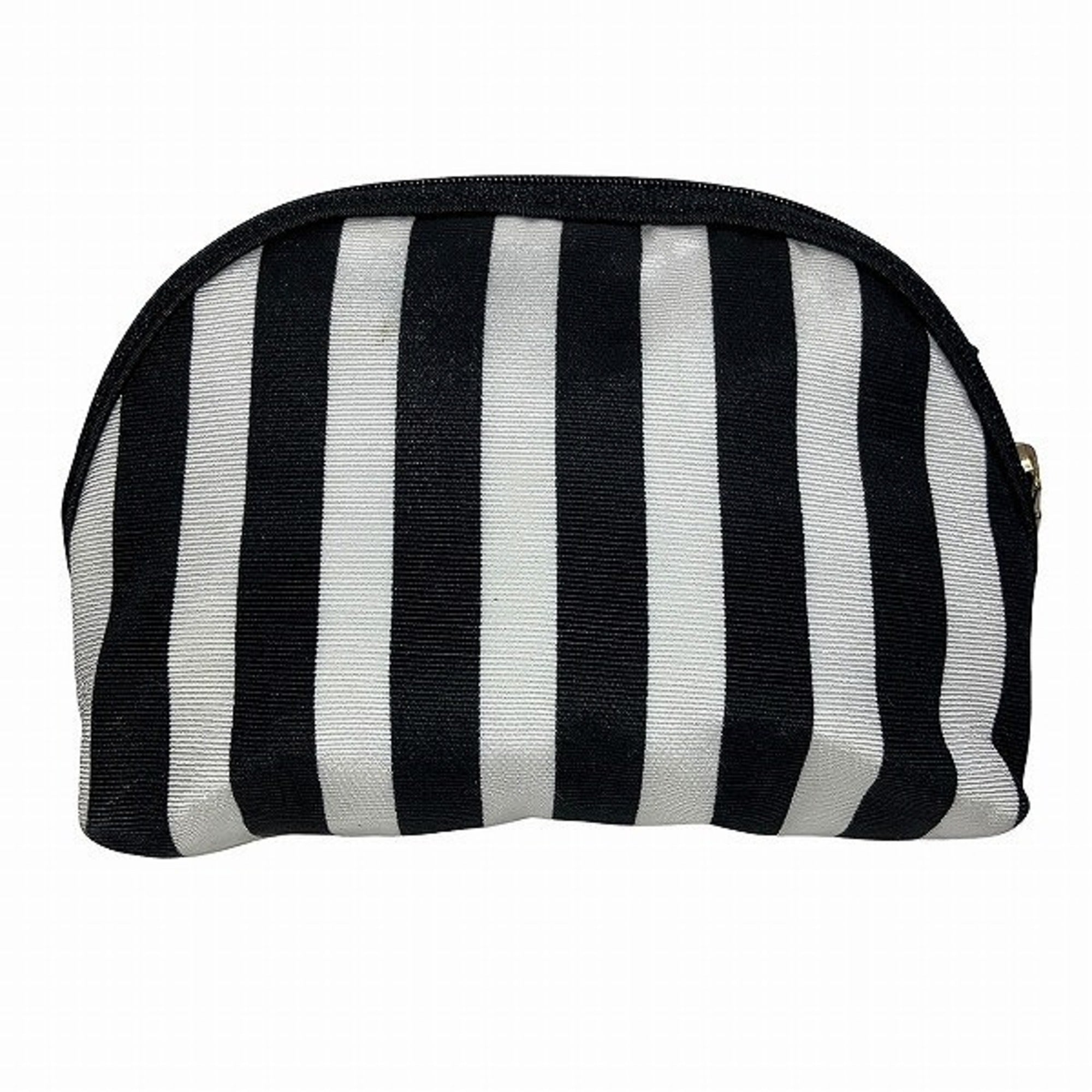 Christian Dior Black White Nylon Pouch ()