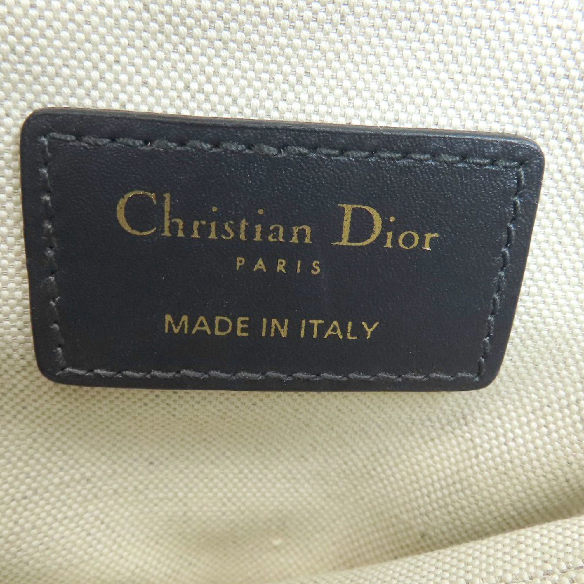 Christian Dior Navy Canvas Handbag ()