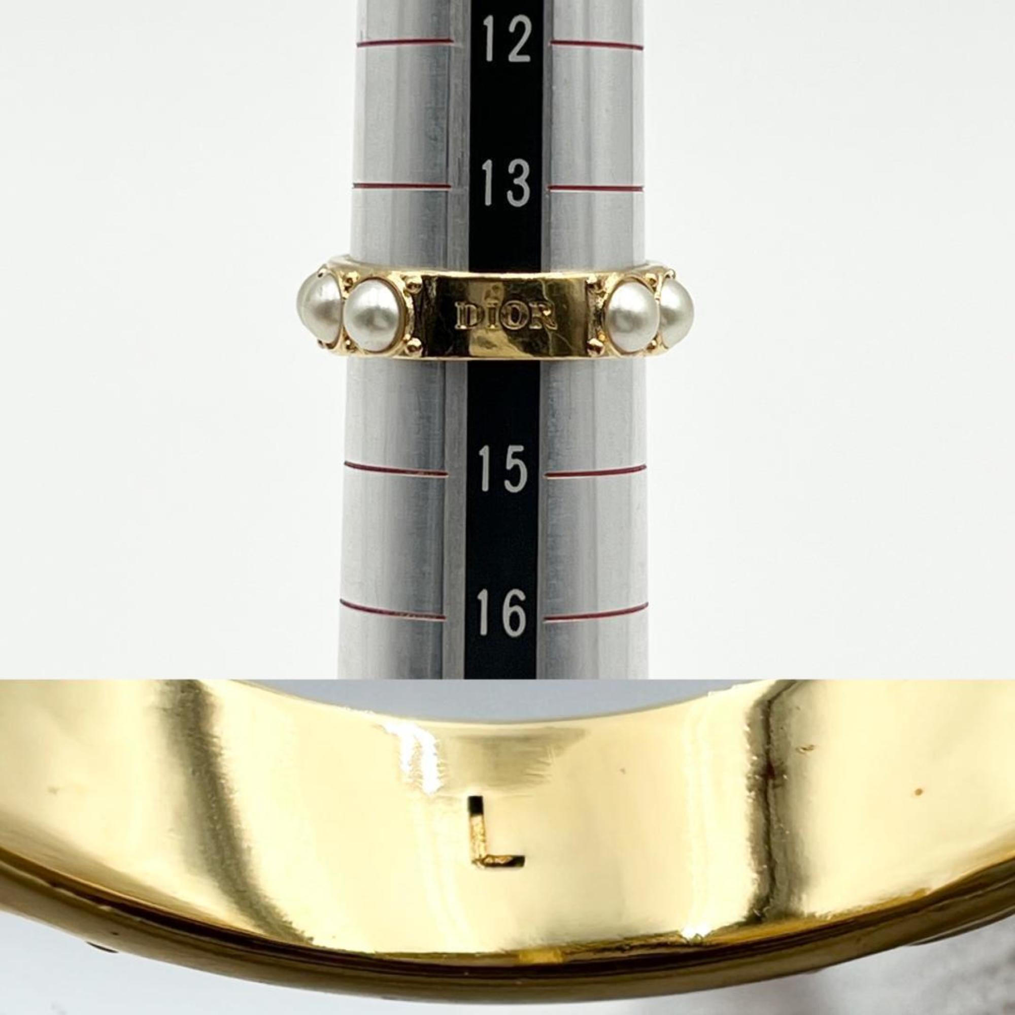 Christian Dior Gold Metal Band Ring ()