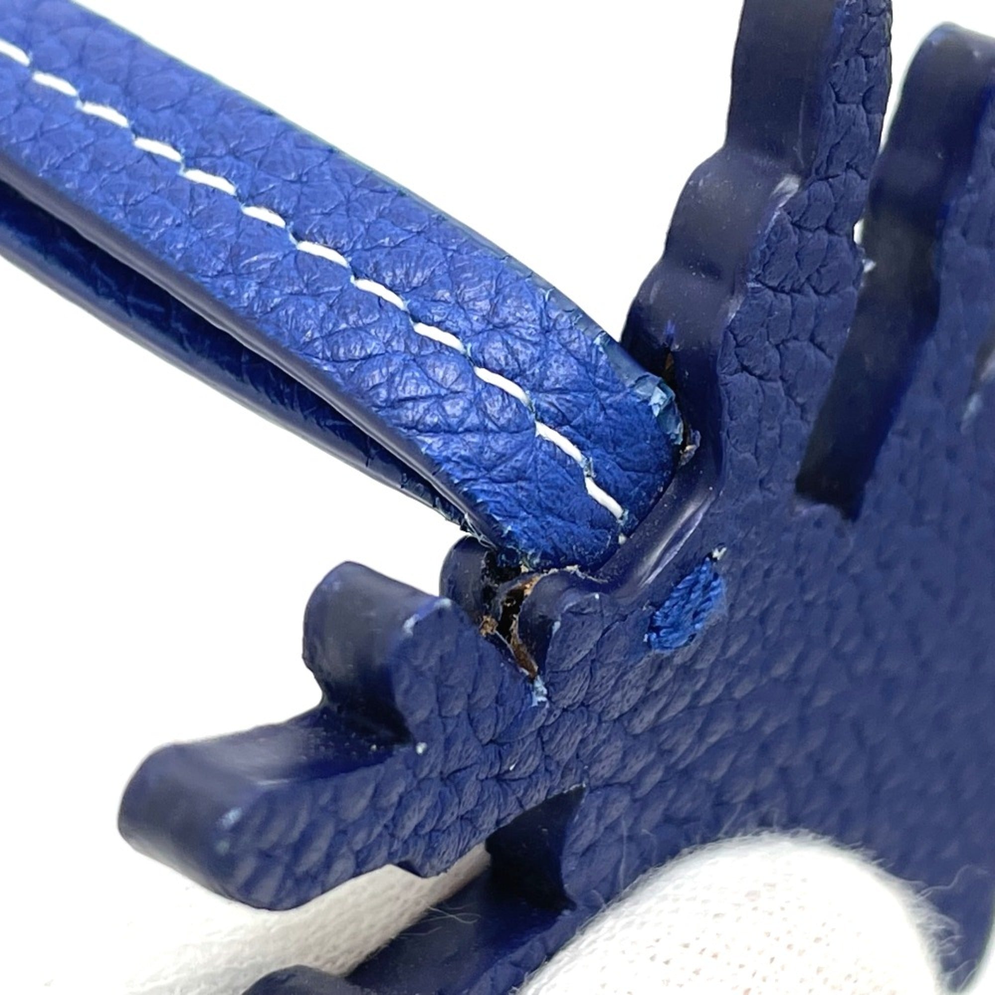 Christian Dior Blue Leather Shoulder Bag ()