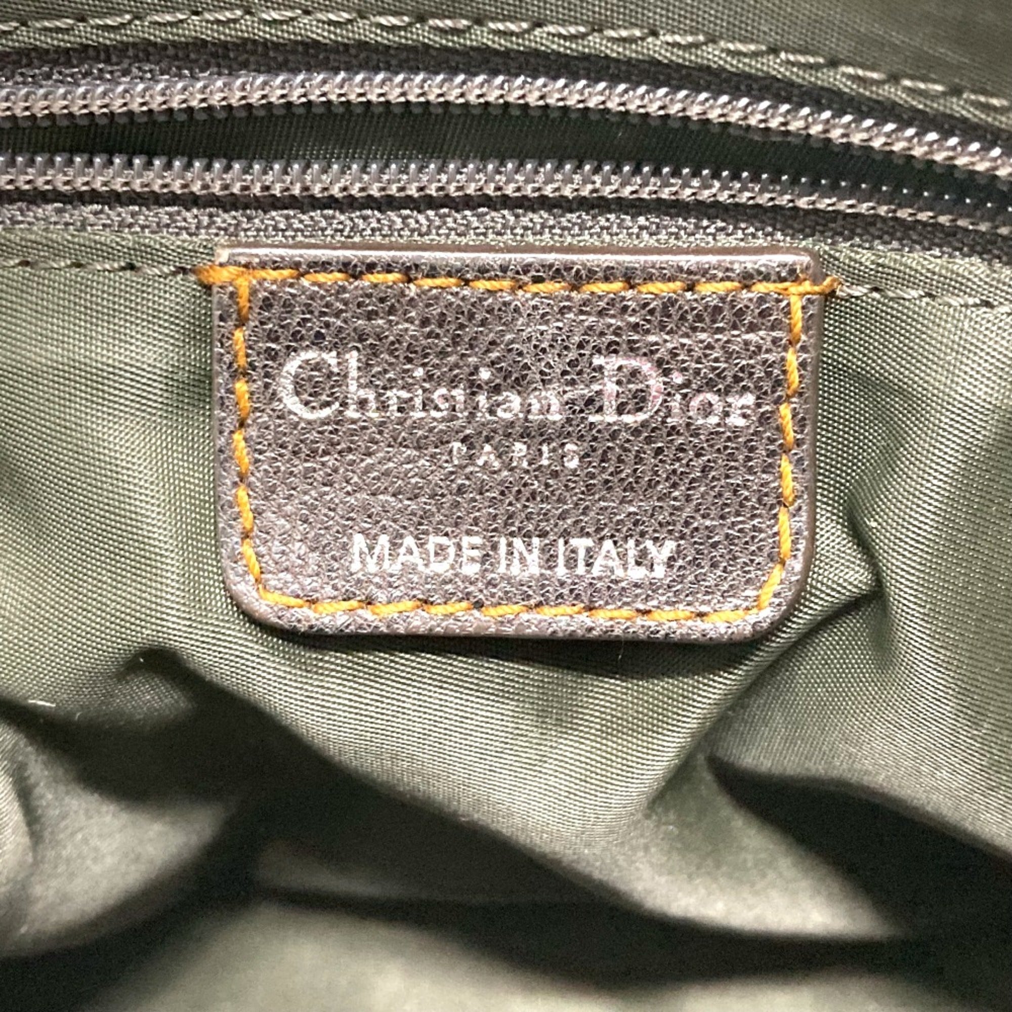 Christian Dior Brown Leather Handbag ()
