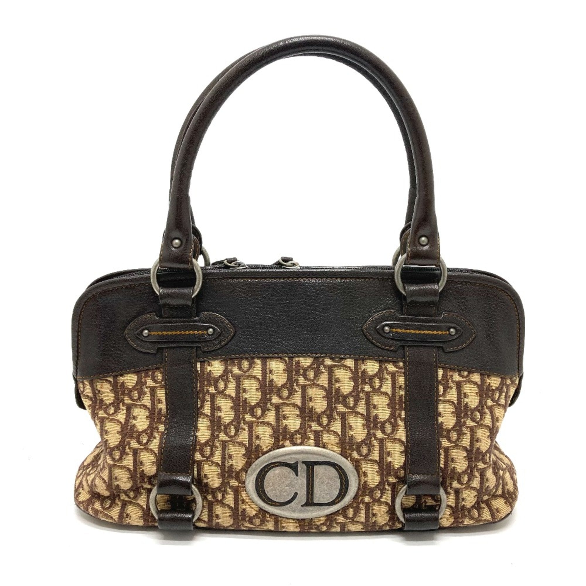 Christian Dior Brown Leather Handbag ()