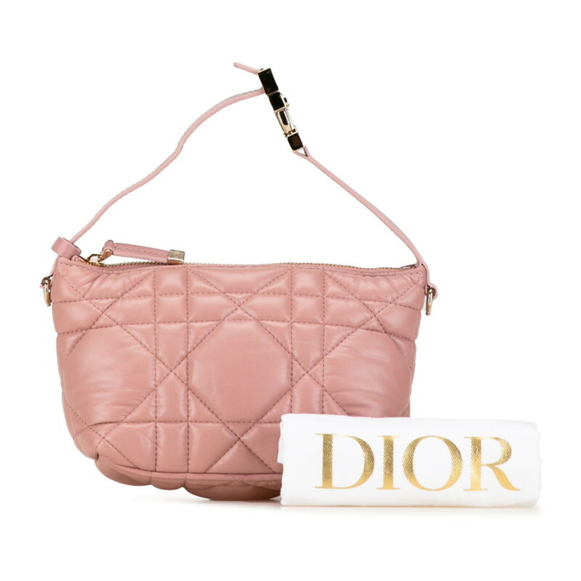 Christian Dior Pink Leather Pouch ()