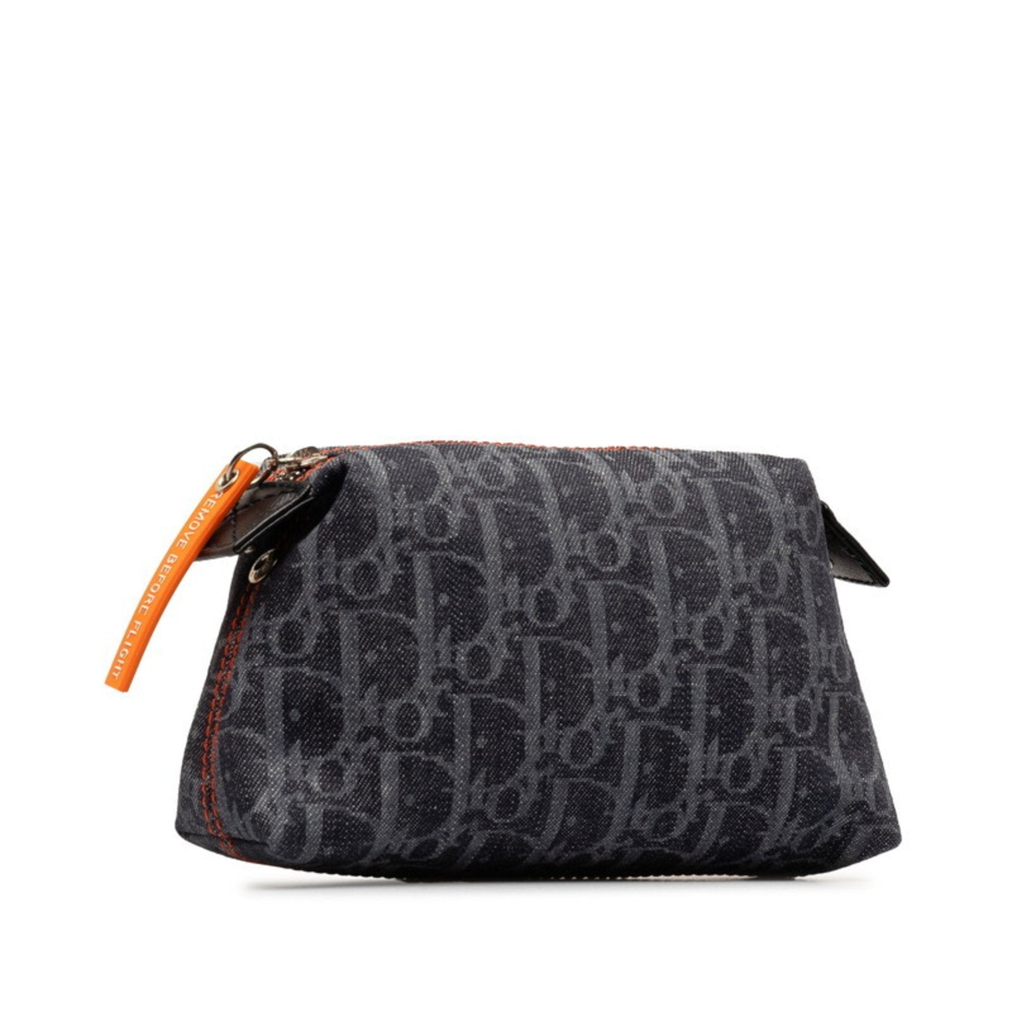 Christian Dior Navy Denim Pouch ()