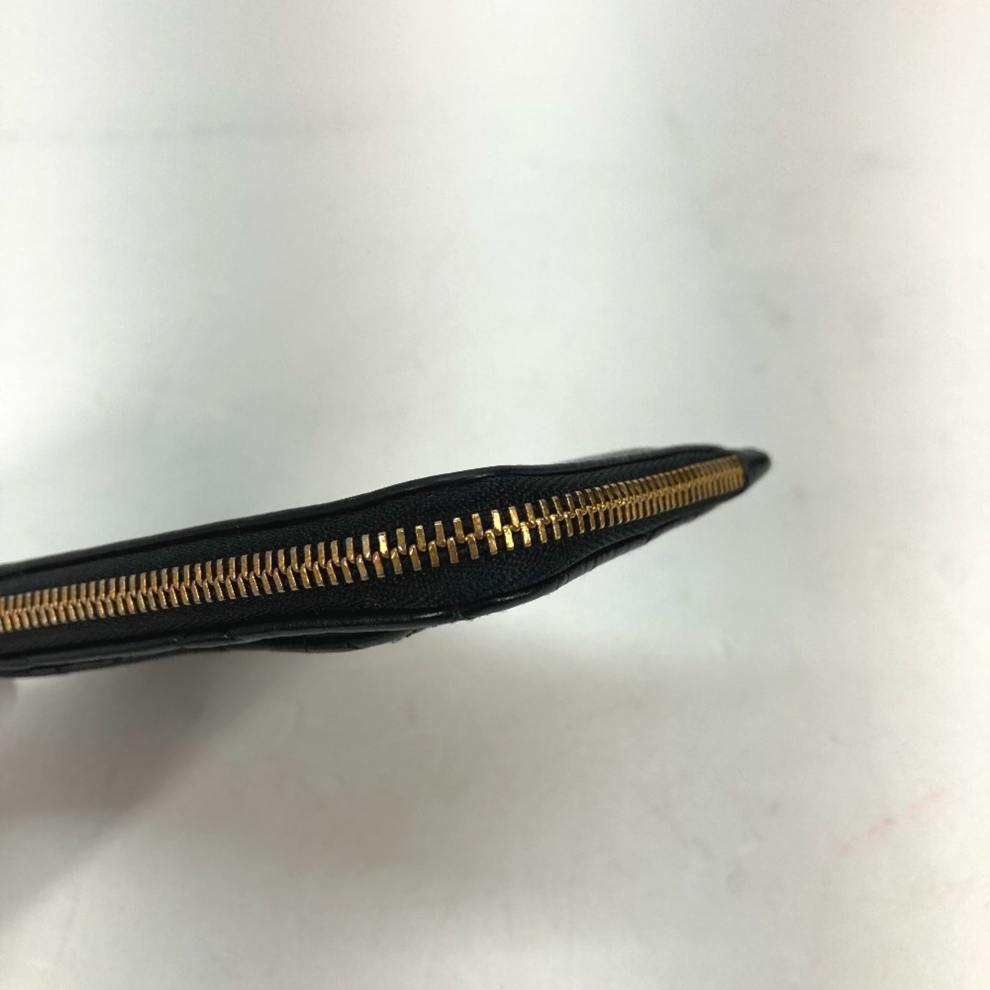Christian Dior Black Leather Coin Purse/Coin Case ()