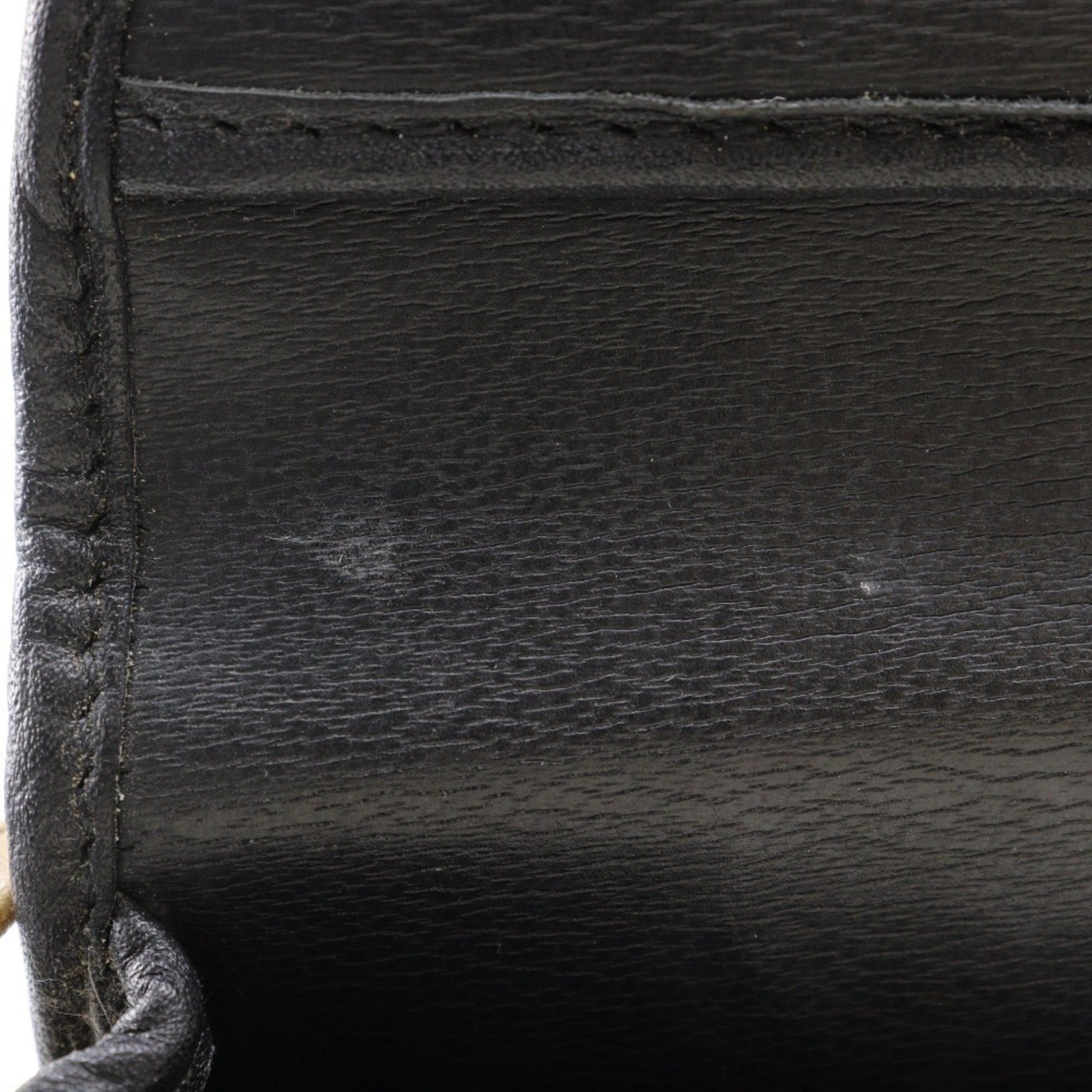 Christian Dior Black Leather Pochette Shoulder Bag ()