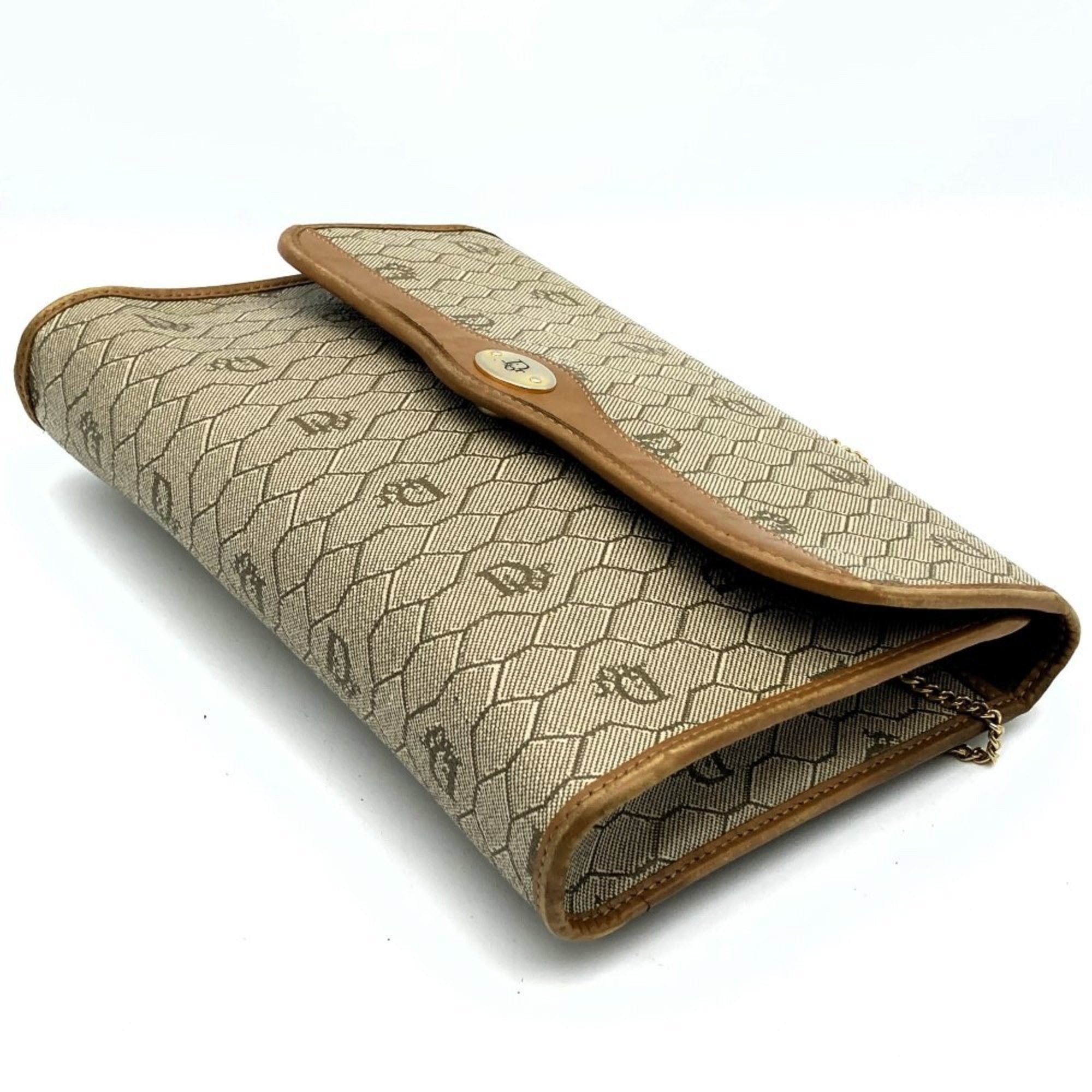 Christian Dior Beige Pvc Shoulder Bag ()