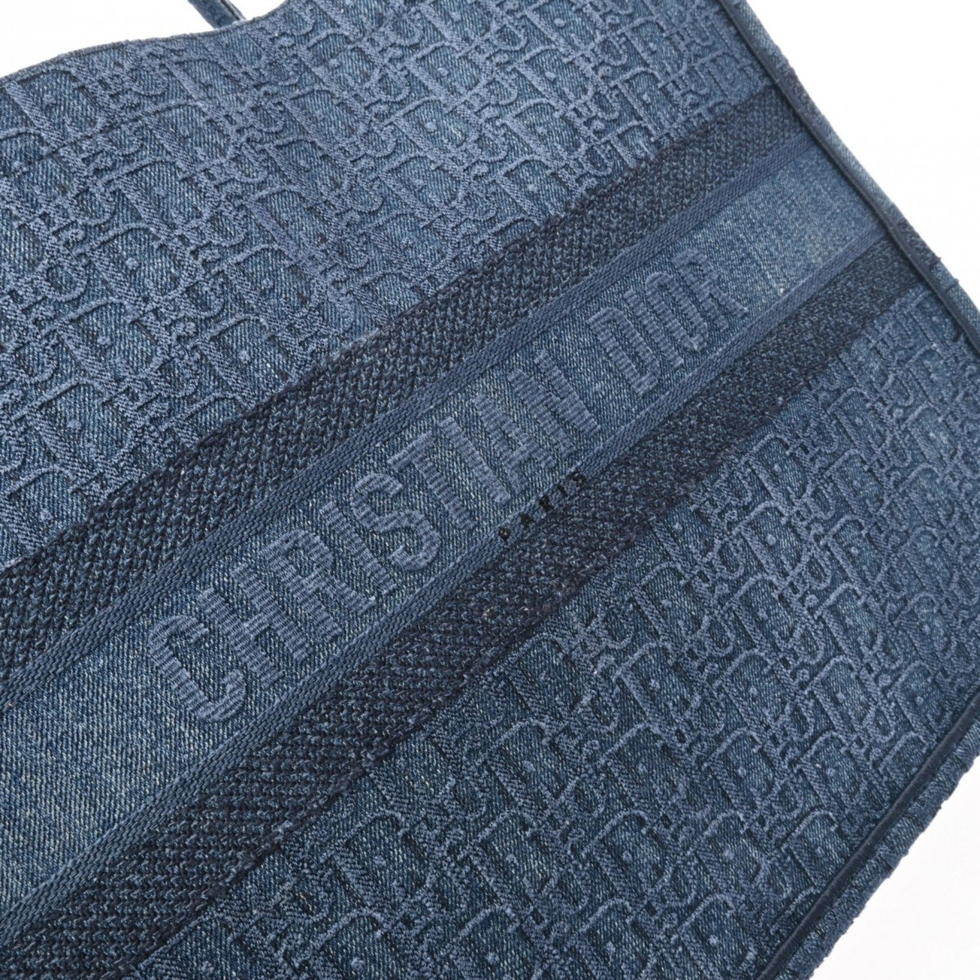 Christian Dior Blue Denim Handbag ()